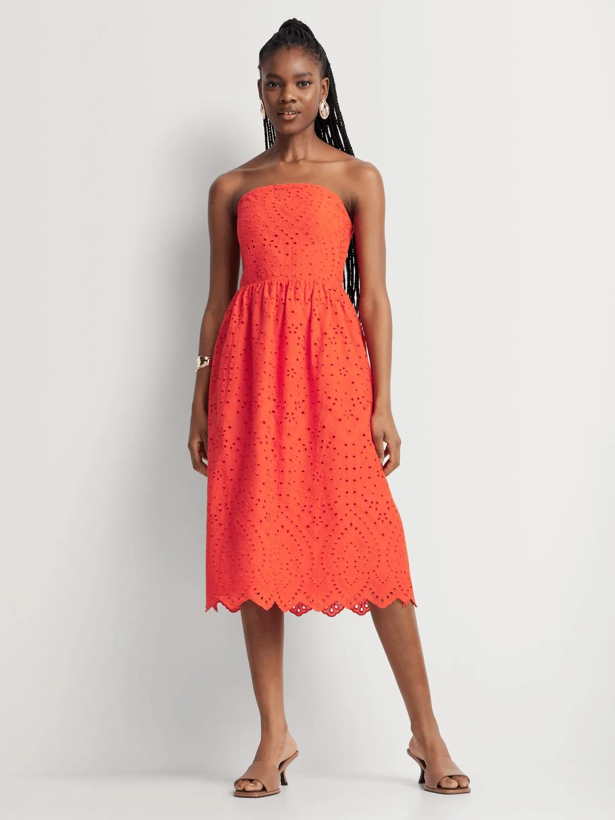 Anglaise Fit & Flare Boobtube Dress