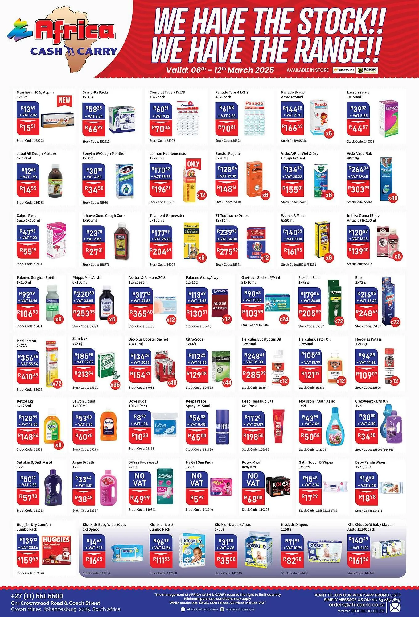 Africa Cash and Carry catalogue from 6 March to 12 March 2025 - Catalogue Page 3