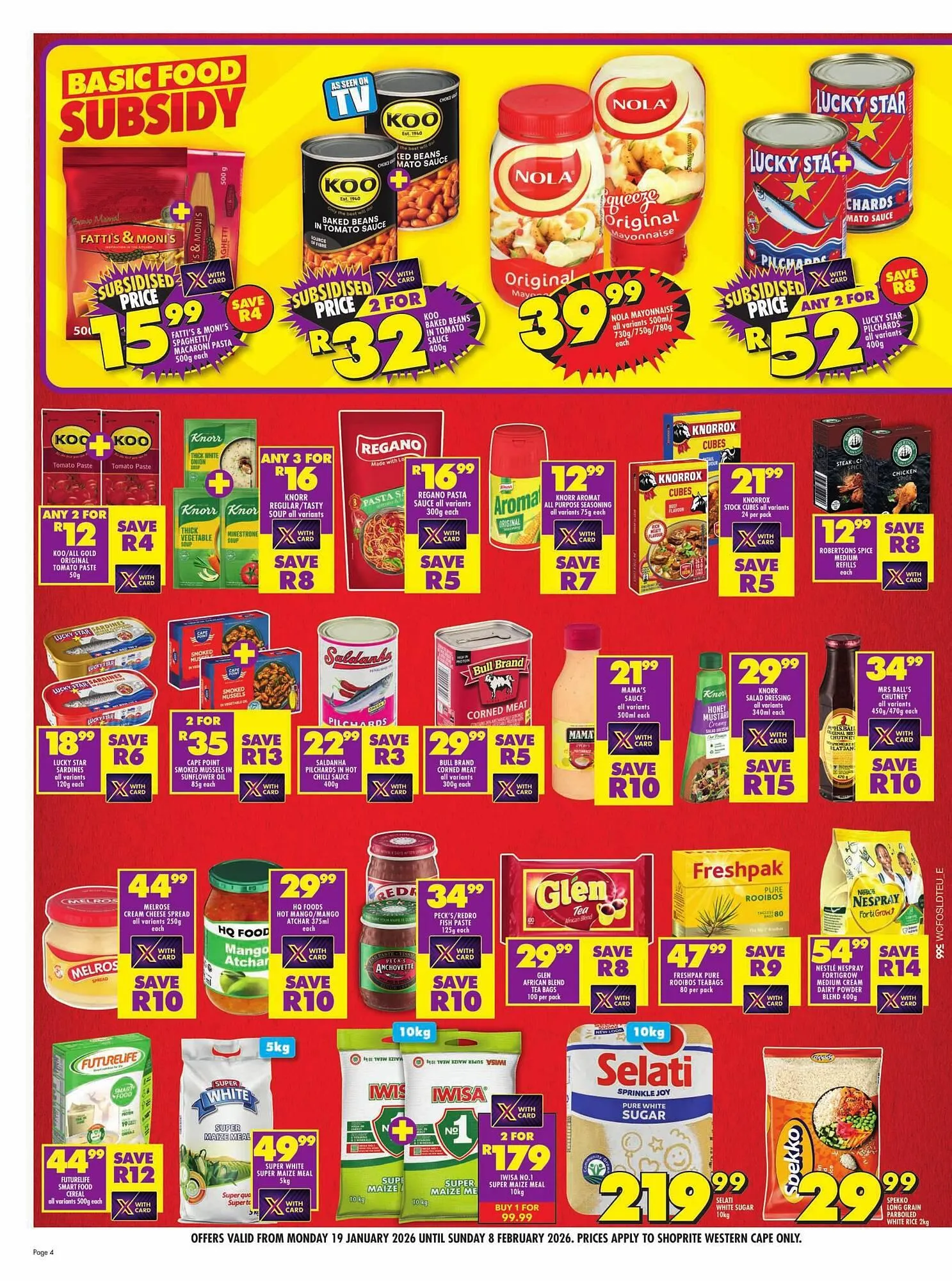 Shoprite catalogue from 19 January to 8 February 2026 - Catalogue Page 4
