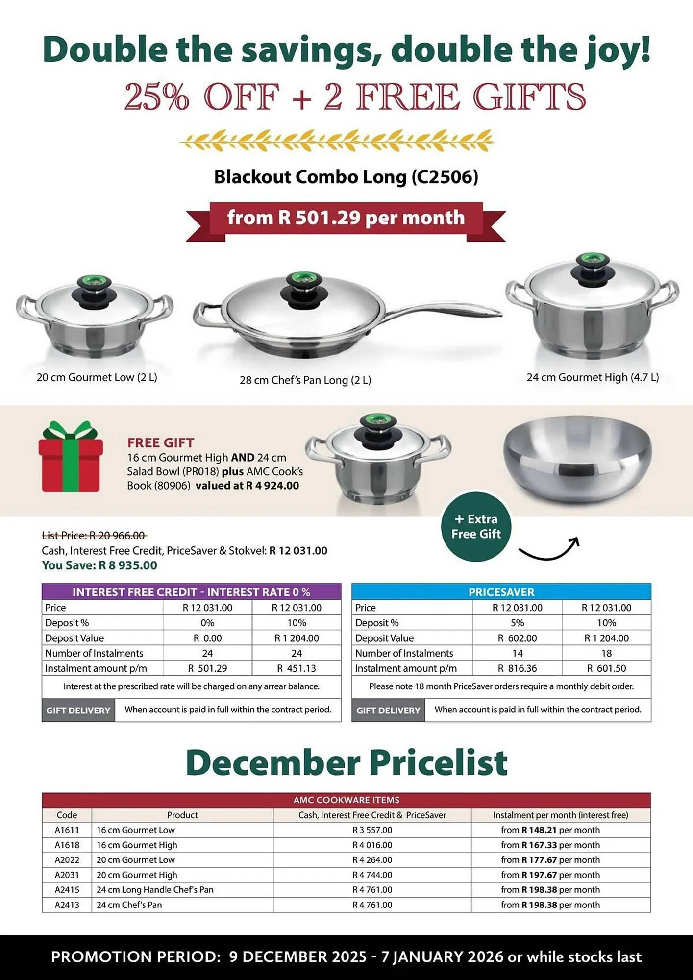 AMC Cookware catalogue from 9 December to 7 January 2026 - Catalogue Page 6