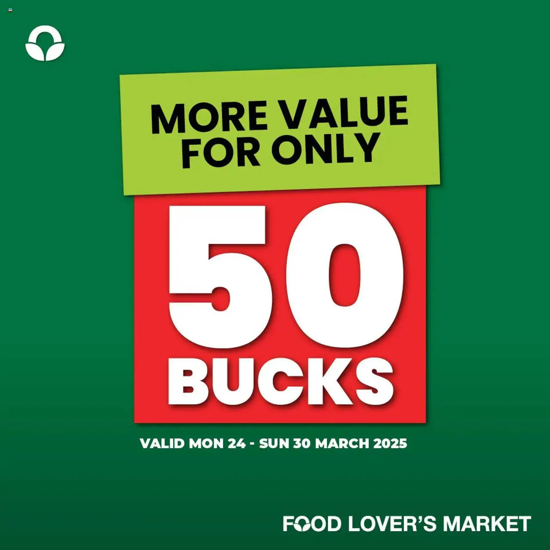 Food Lover's Market catalogue from 24 March to 30 March 2025 - Catalogue Page 1