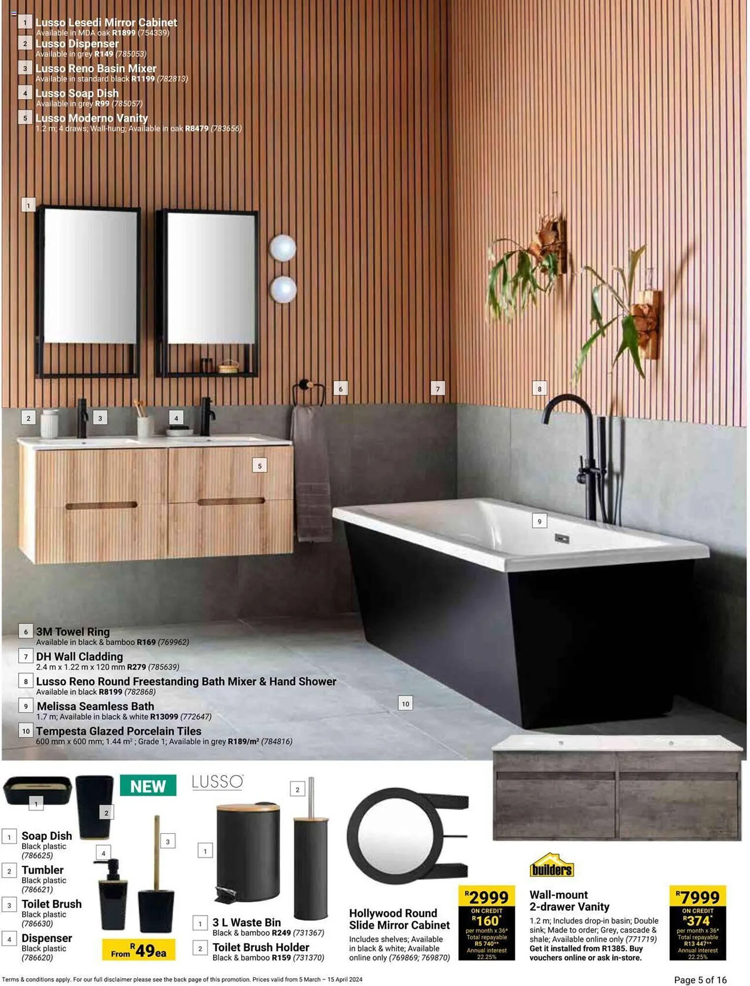 Builders Warehouse catalogue from 5 March to 15 April 2024 - Catalogue Page 5