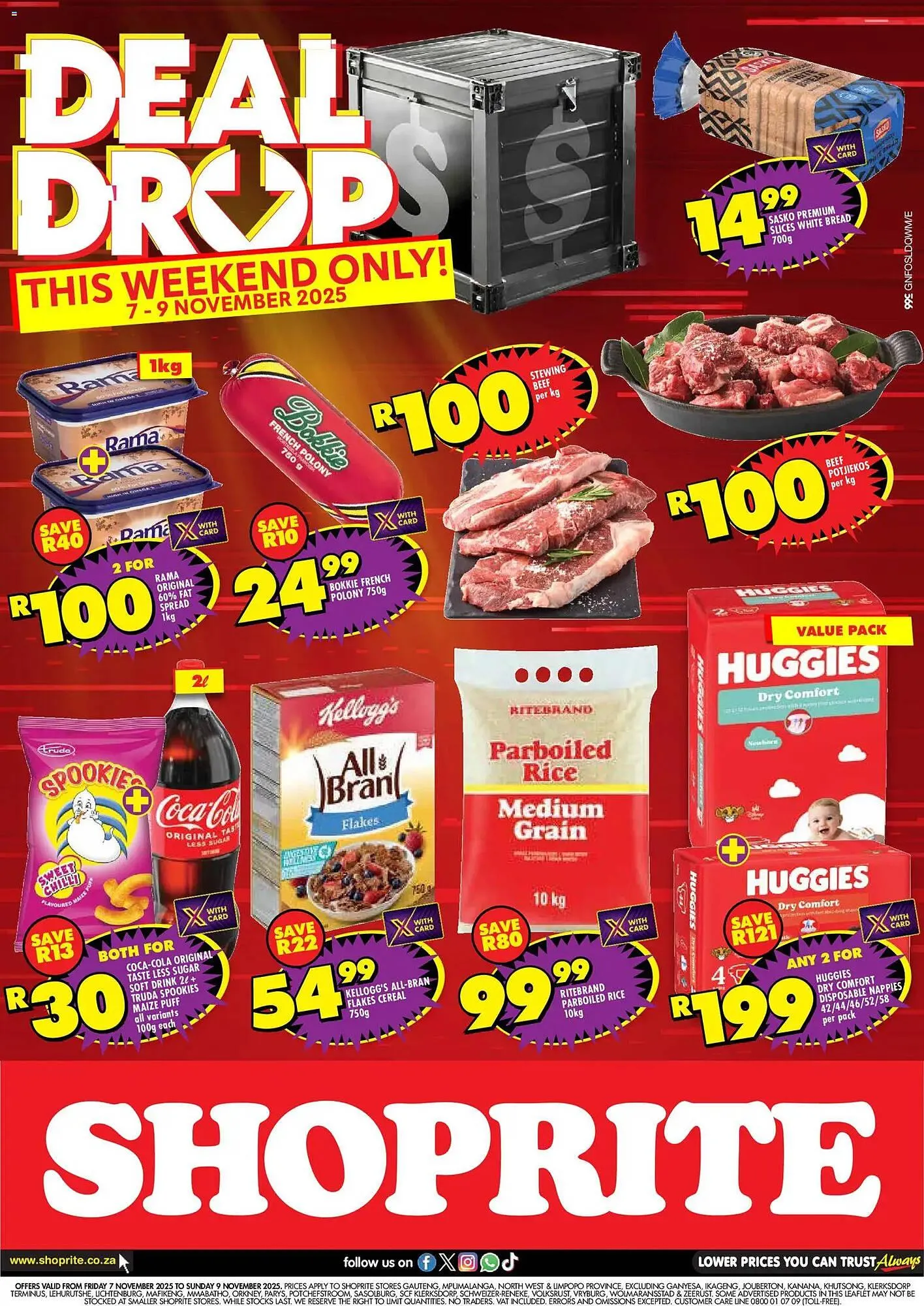 Shoprite catalogue from 6 November to 9 November 2025 - Catalogue Page 1