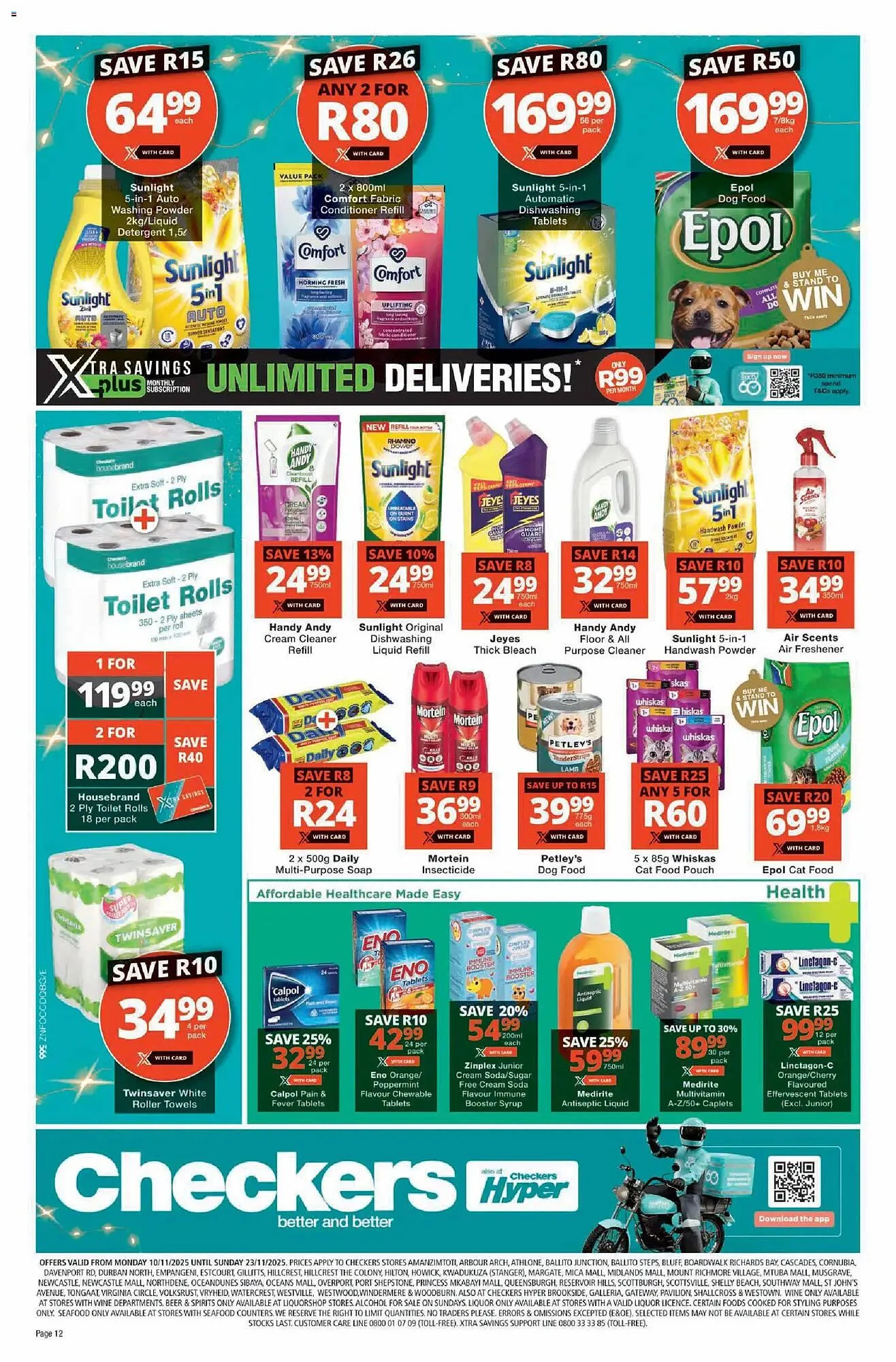 Checkers catalogue from 10 November to 23 November 2025 - Catalogue Page 12