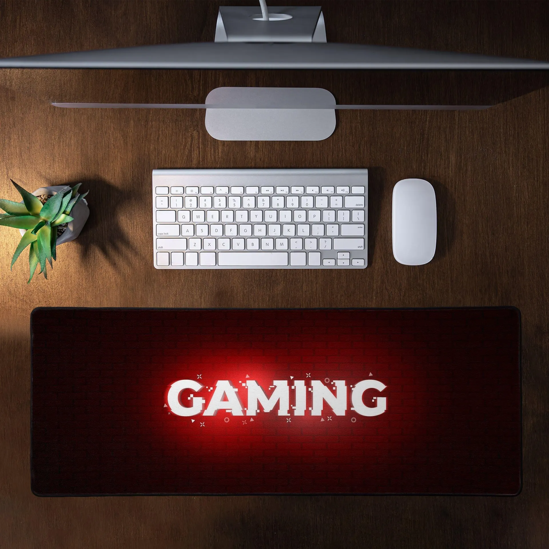 Red Gaming Large Desk Pad