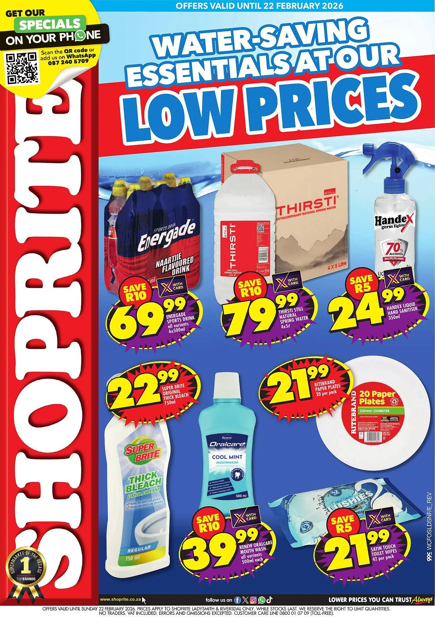 Shoprite catalogue from 18 December to 22 February 2026 - Catalogue Page 1