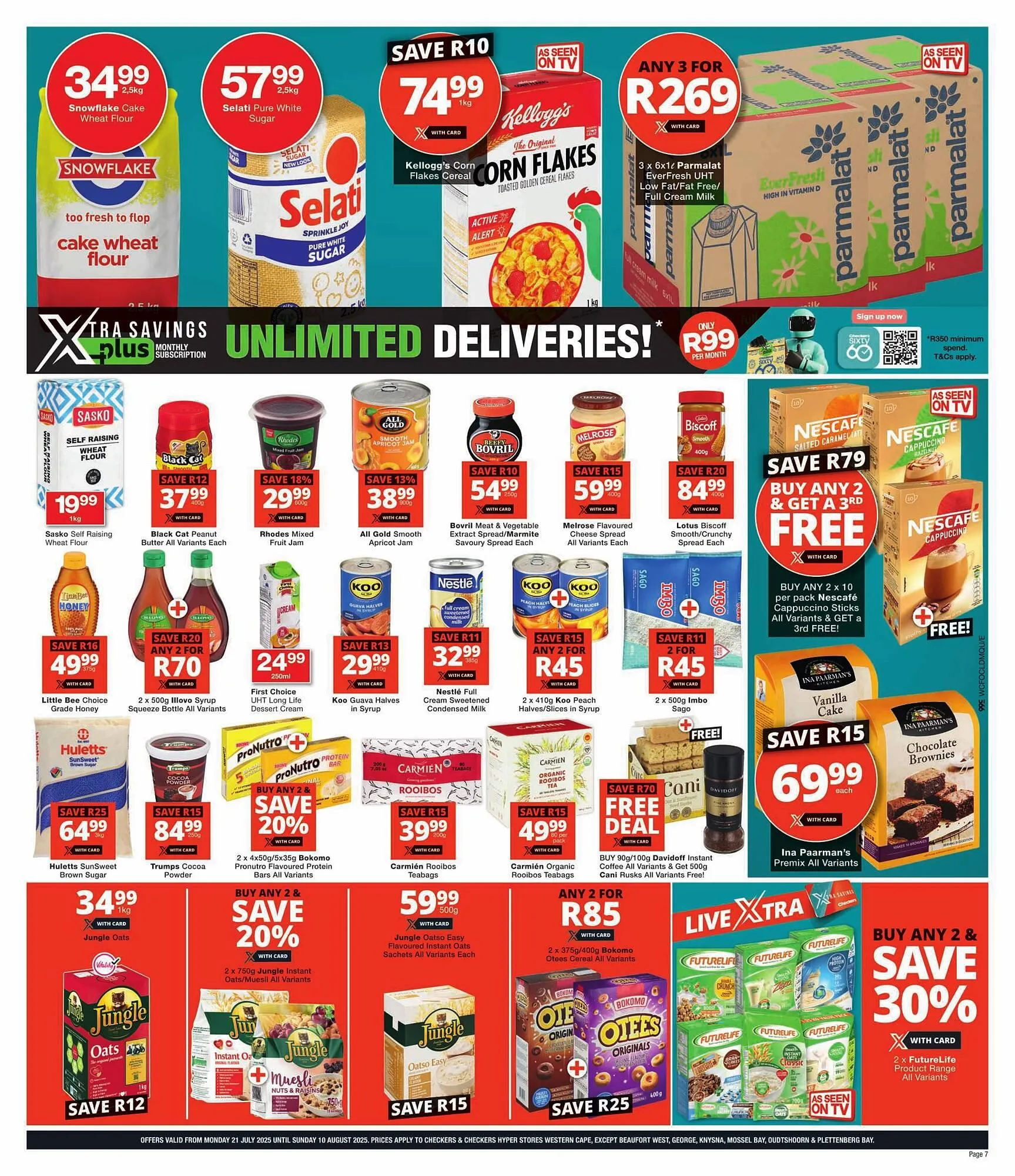 Checkers catalogue from 21 July to 10 August 2025 - Catalogue Page 7