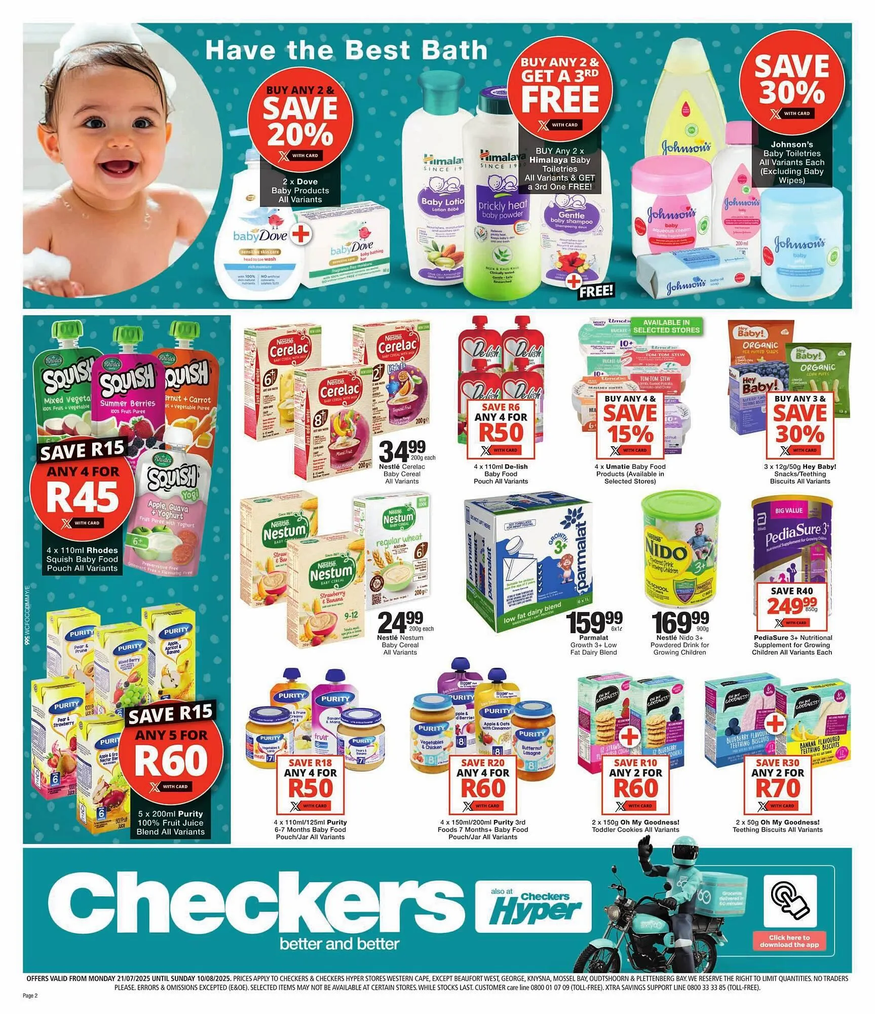 Checkers catalogue from 21 July to 10 August 2025 - Catalogue Page 2