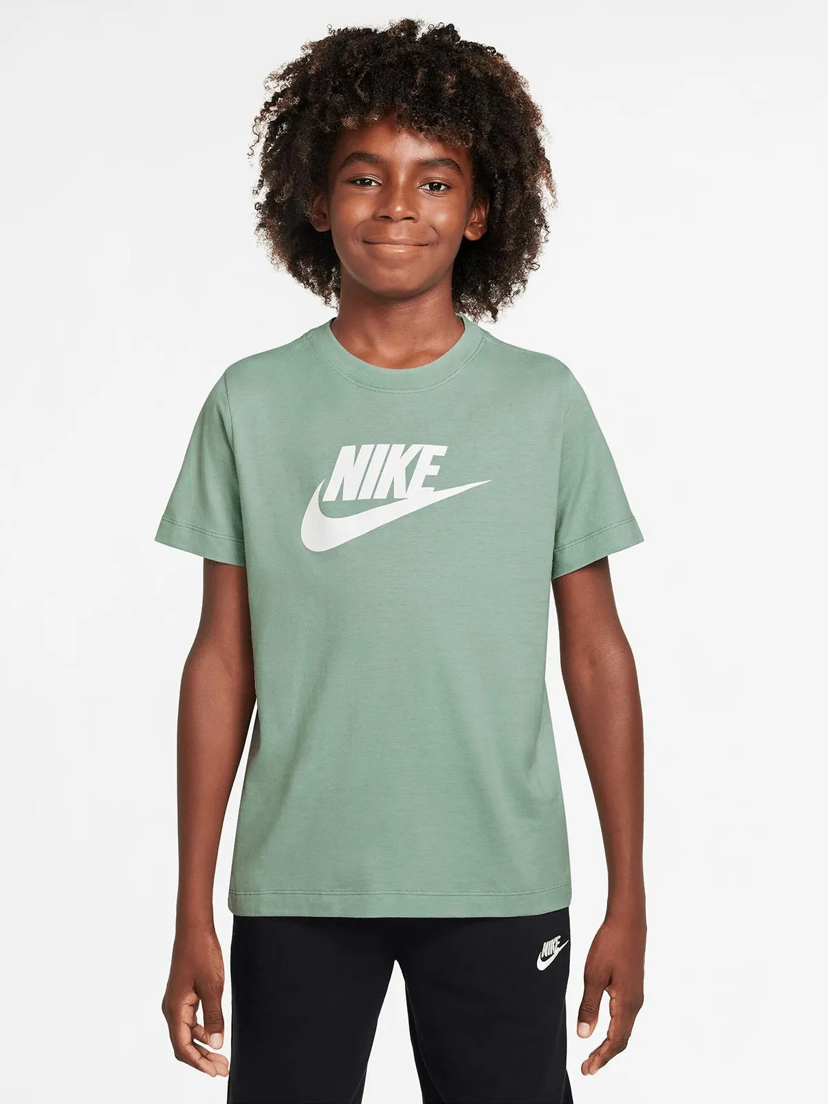 Nike Unisex Youth Sportswear Futura Green T-Shirt
