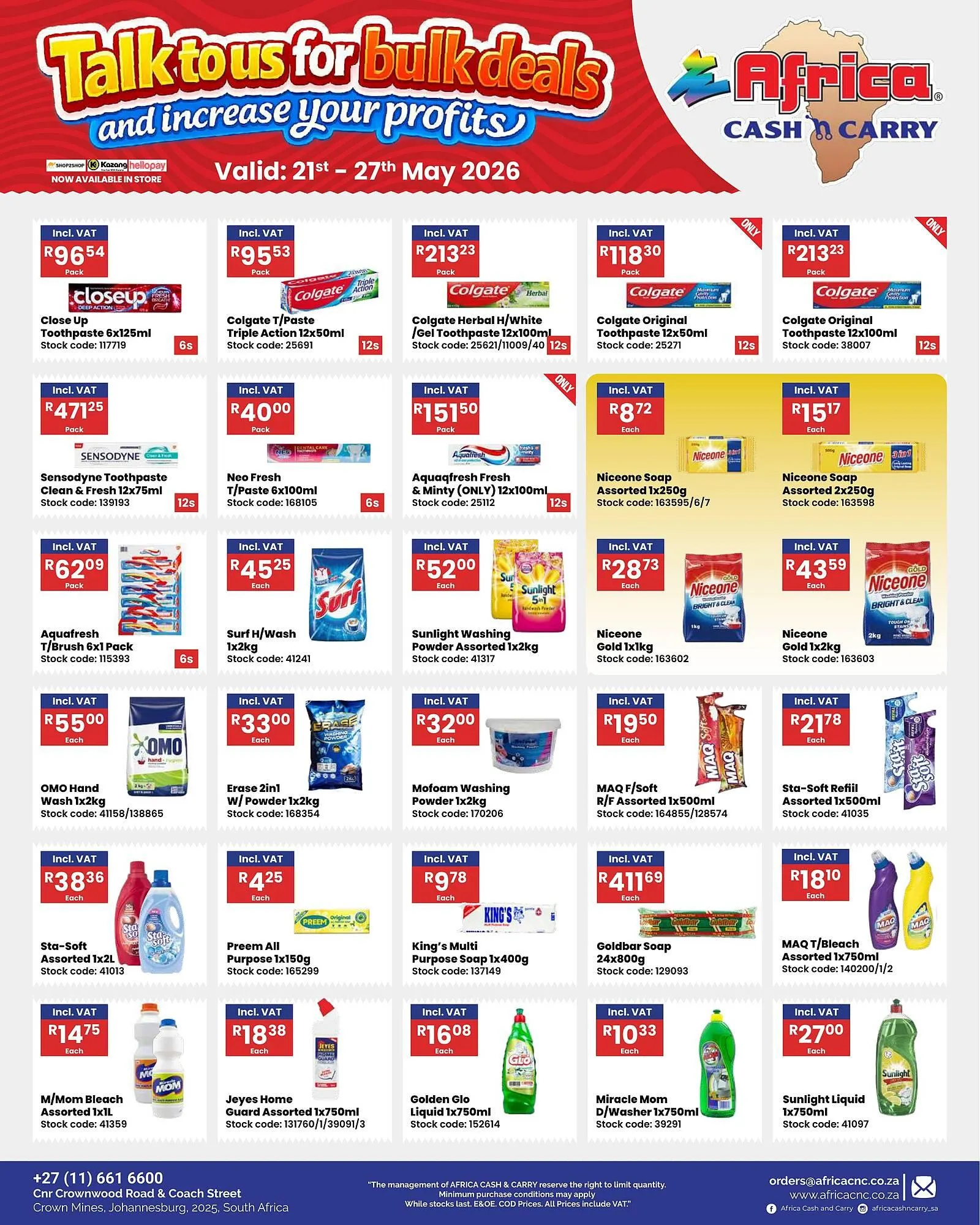 Africa Cash and Carry catalogue from 21 May to 27 May 2026 - Catalogue Page 17