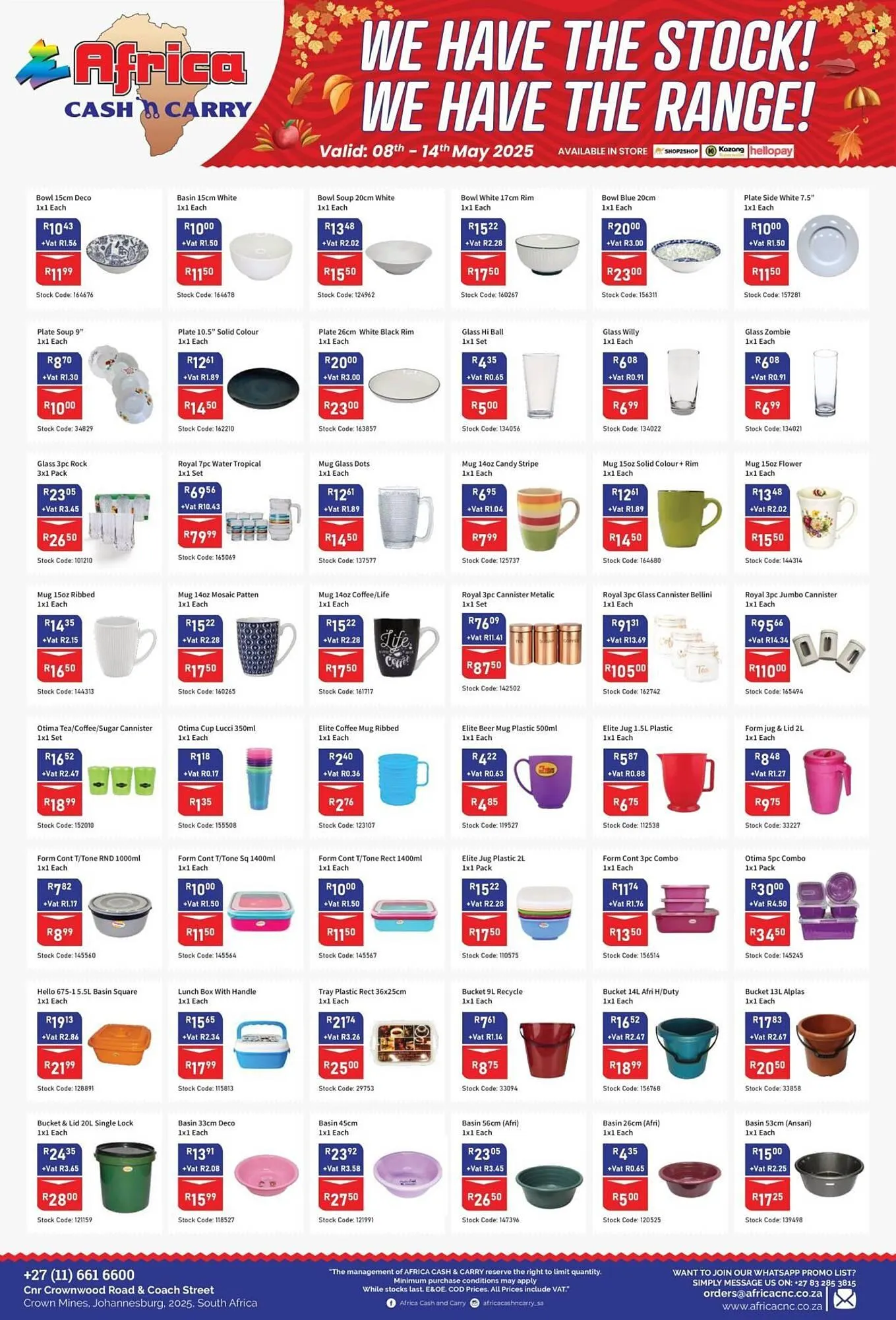 Africa Cash and Carry catalogue from 8 May to 14 May 2025 - Catalogue Page 12
