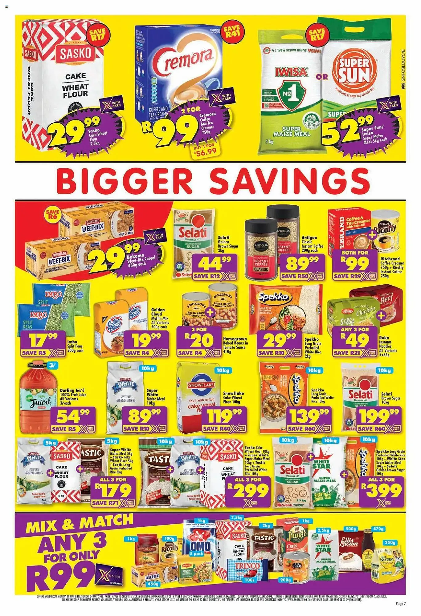 Shoprite catalogue from 11 May to 24 May 2026 - Catalogue Page 7