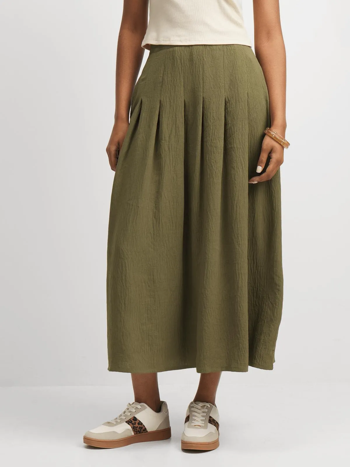 Jet Women's Fatigue Pleated Skirt