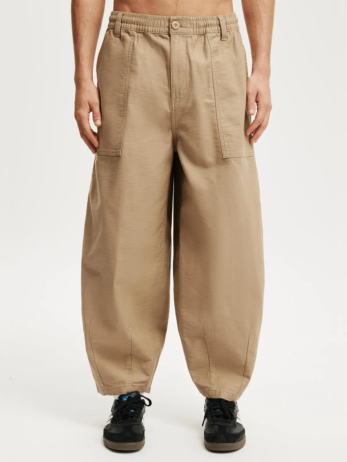 Men's Cotton On Brown Super Baggy Balloon Pants