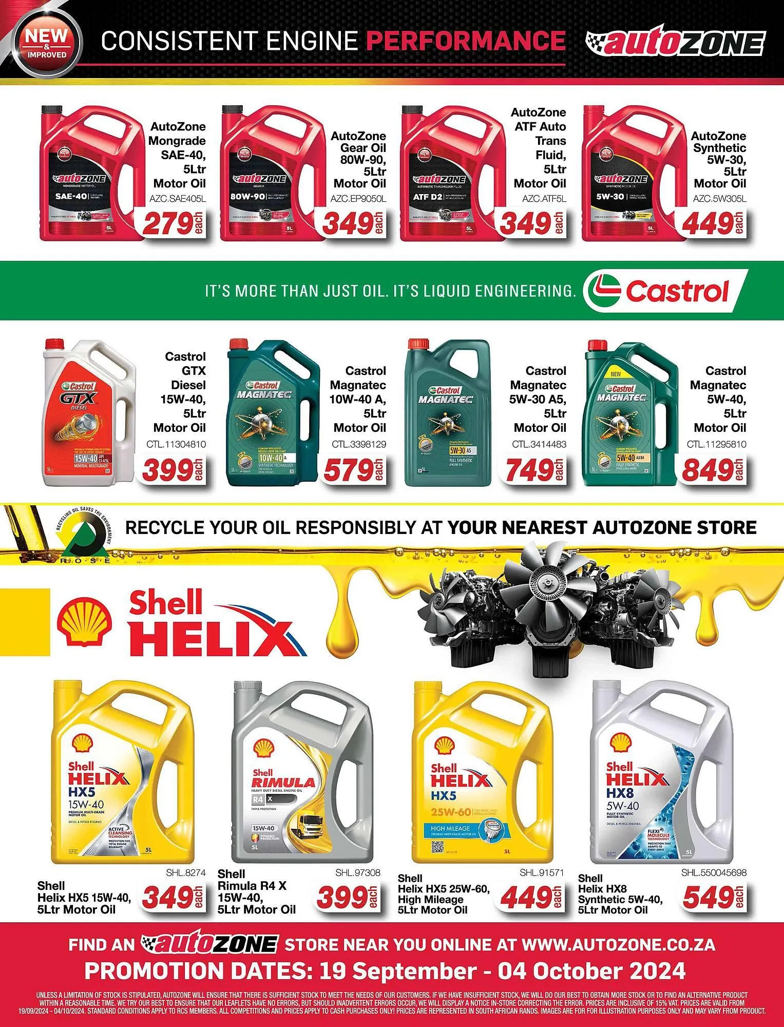 AutoZone catalogue from 19 September to 4 October 2024 - Catalogue Page 16