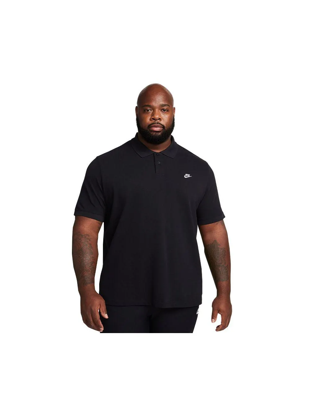 Nike Club Mens Pique Polo Black/White