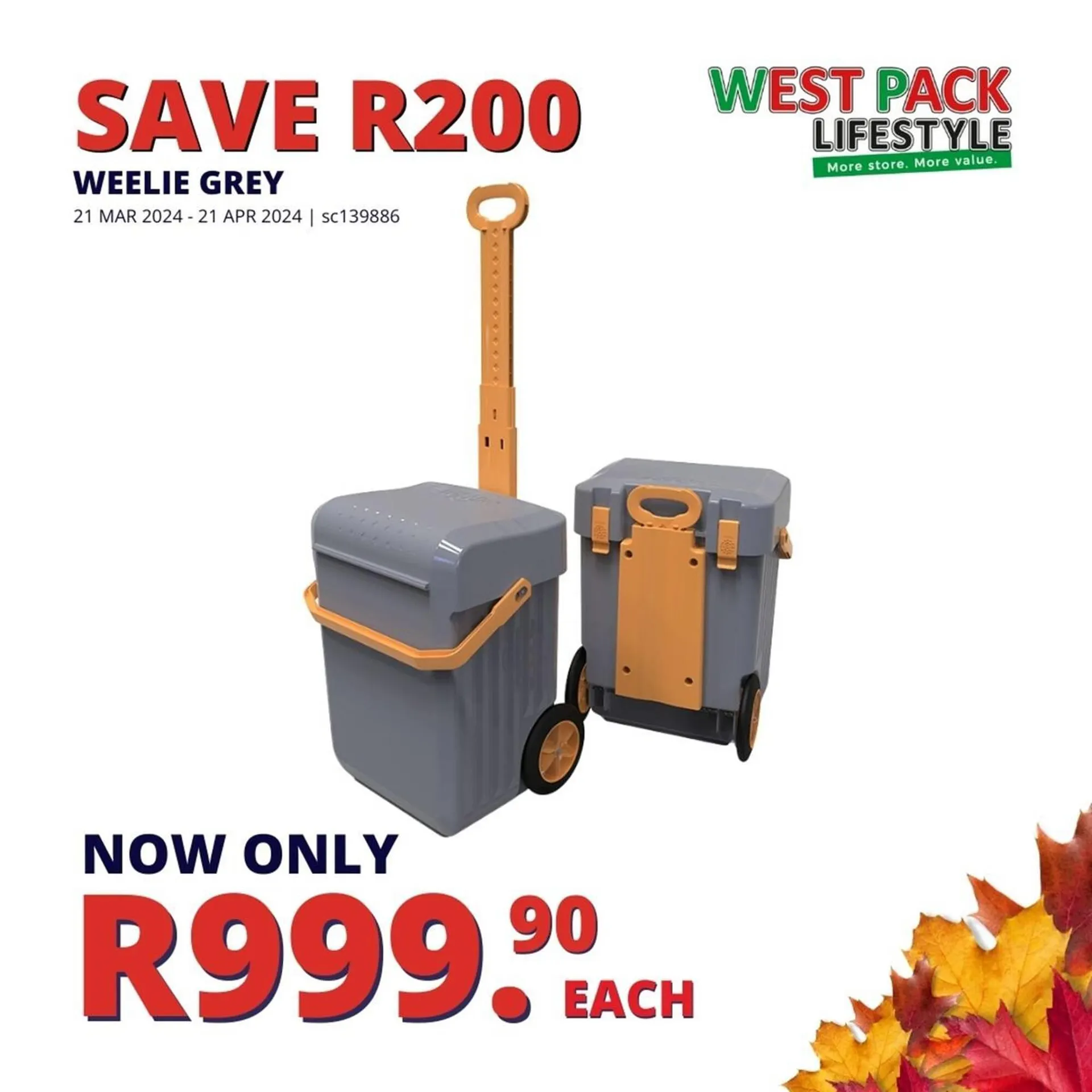 West Pack Lifestyle catalogue from 27 March to 21 April 2024 - Catalogue Page 22