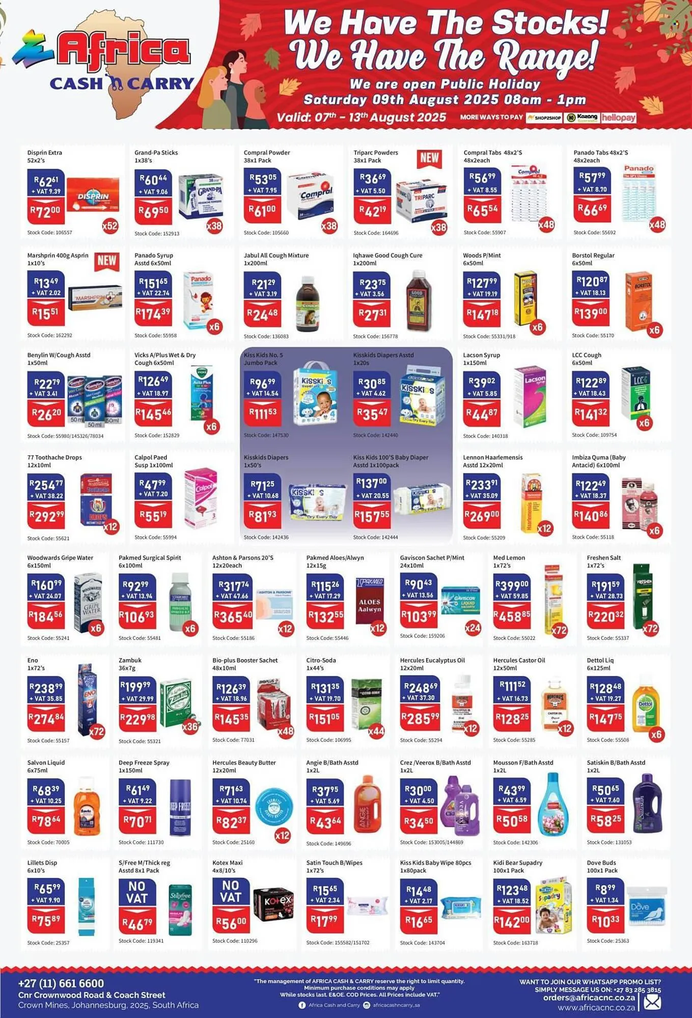 Africa Cash and Carry catalogue from 7 August to 13 August 2025 - Catalogue Page 4