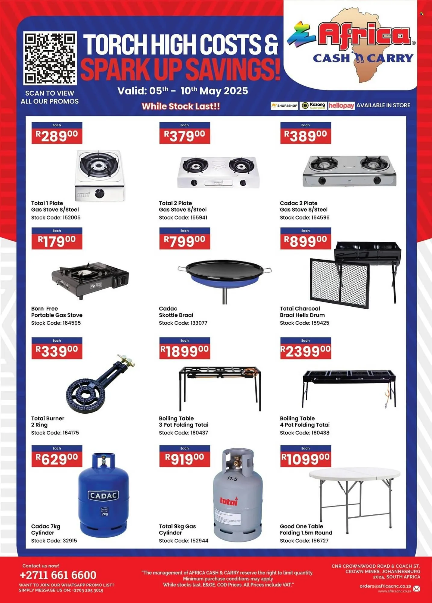 Africa Cash and Carry catalogue from 5 May to 10 May 2025 - Catalogue Page 1