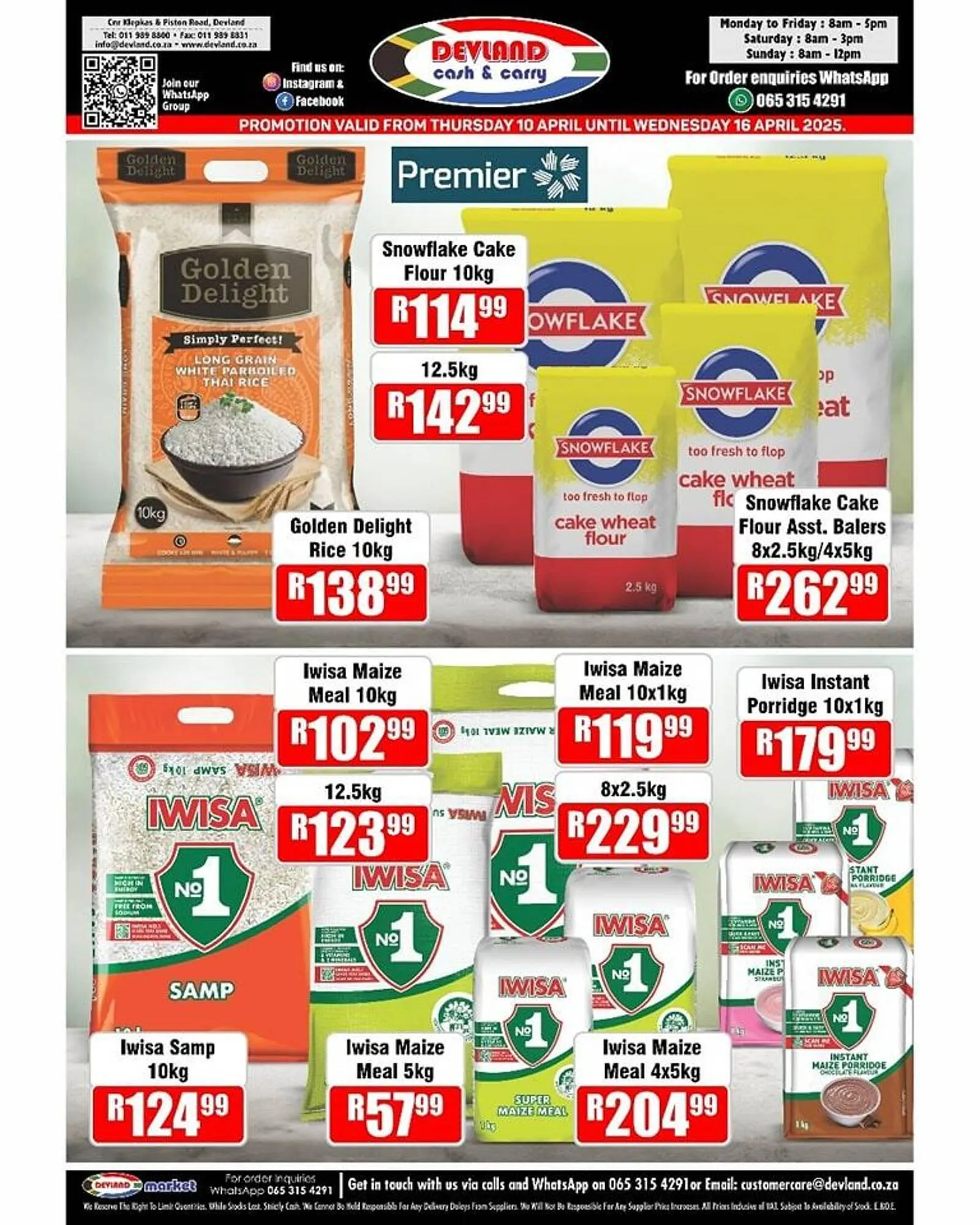 Devland Cash And Carry catalogue from 10 April to 16 April 2025 - Catalogue Page 1
