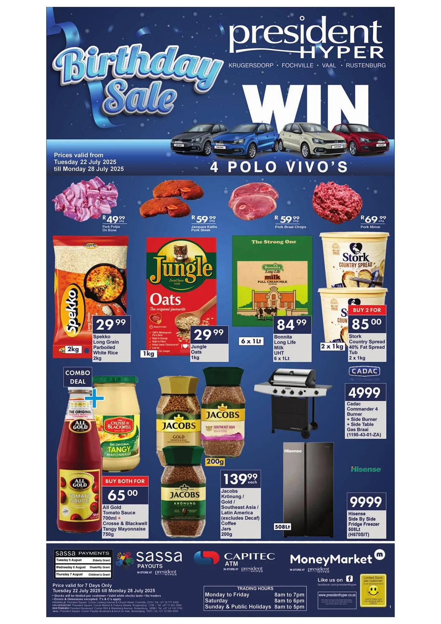 President Hyper catalogue from 22 July to 28 July 2025 - Catalogue Page 1