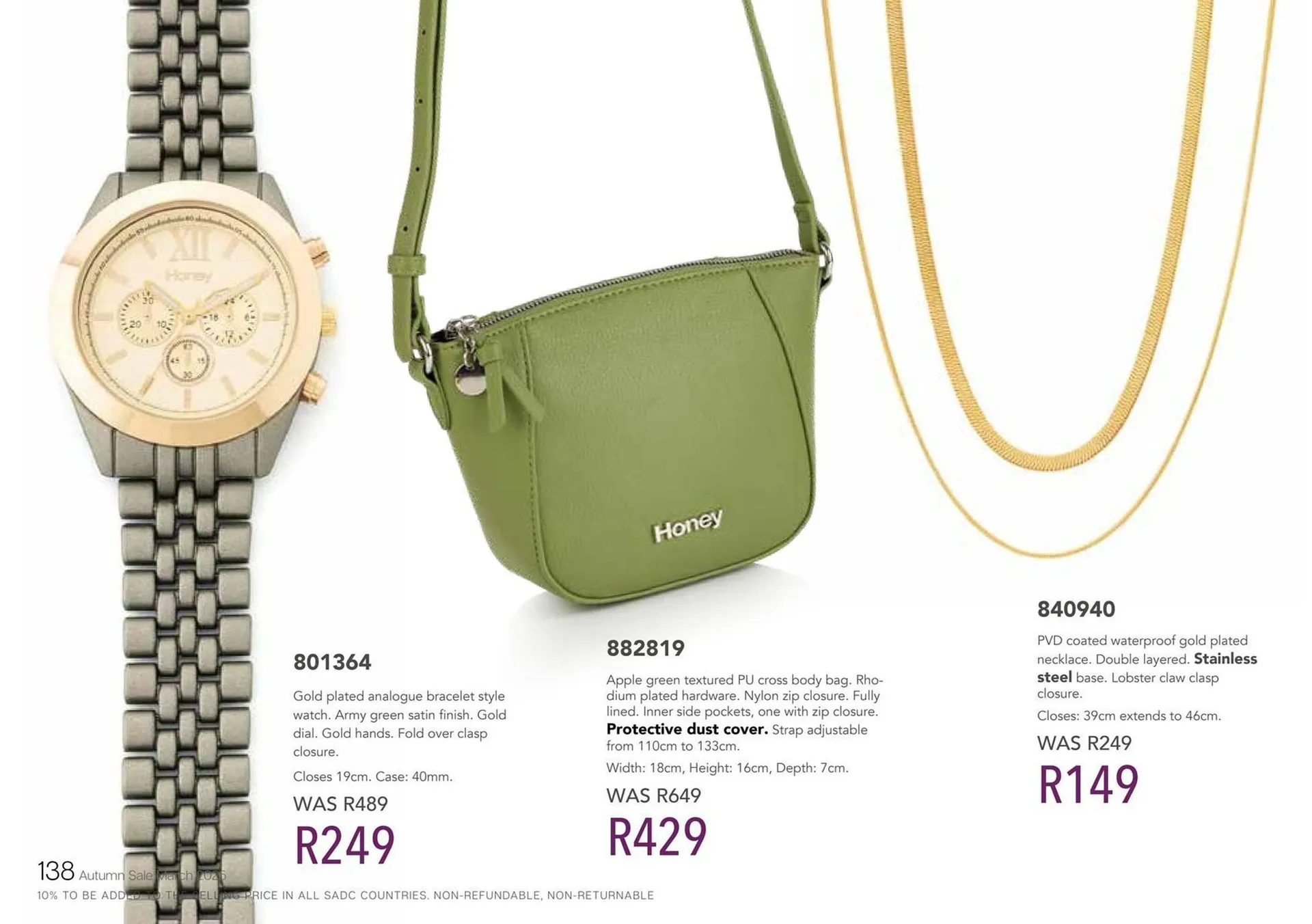 Honey Fashion Accessories catalogue from 6 June to 12 June 2025 - Catalogue Page 140