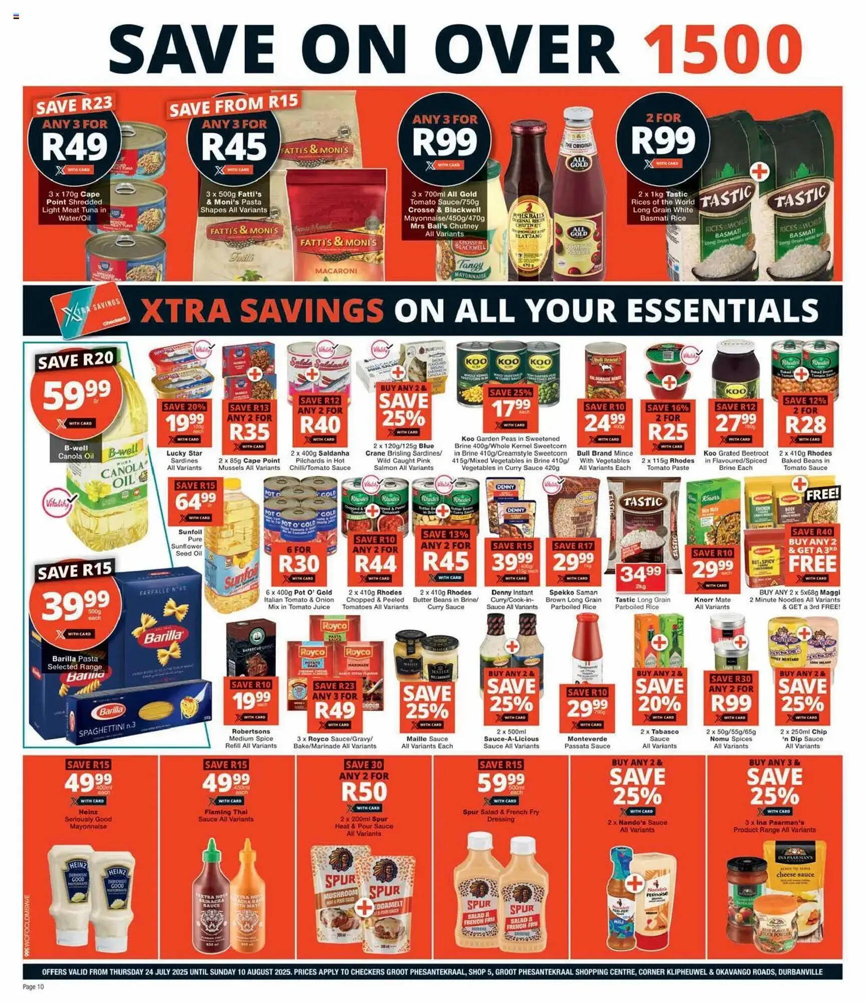 Checkers catalogue from 24 July to 10 August 2025 - Catalogue Page 10