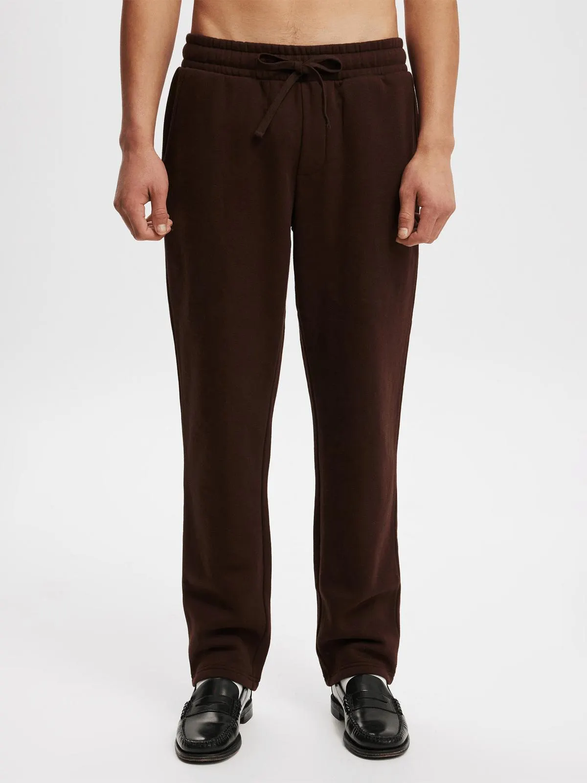 Men's Cotton On Brown Relaxed Track Pants