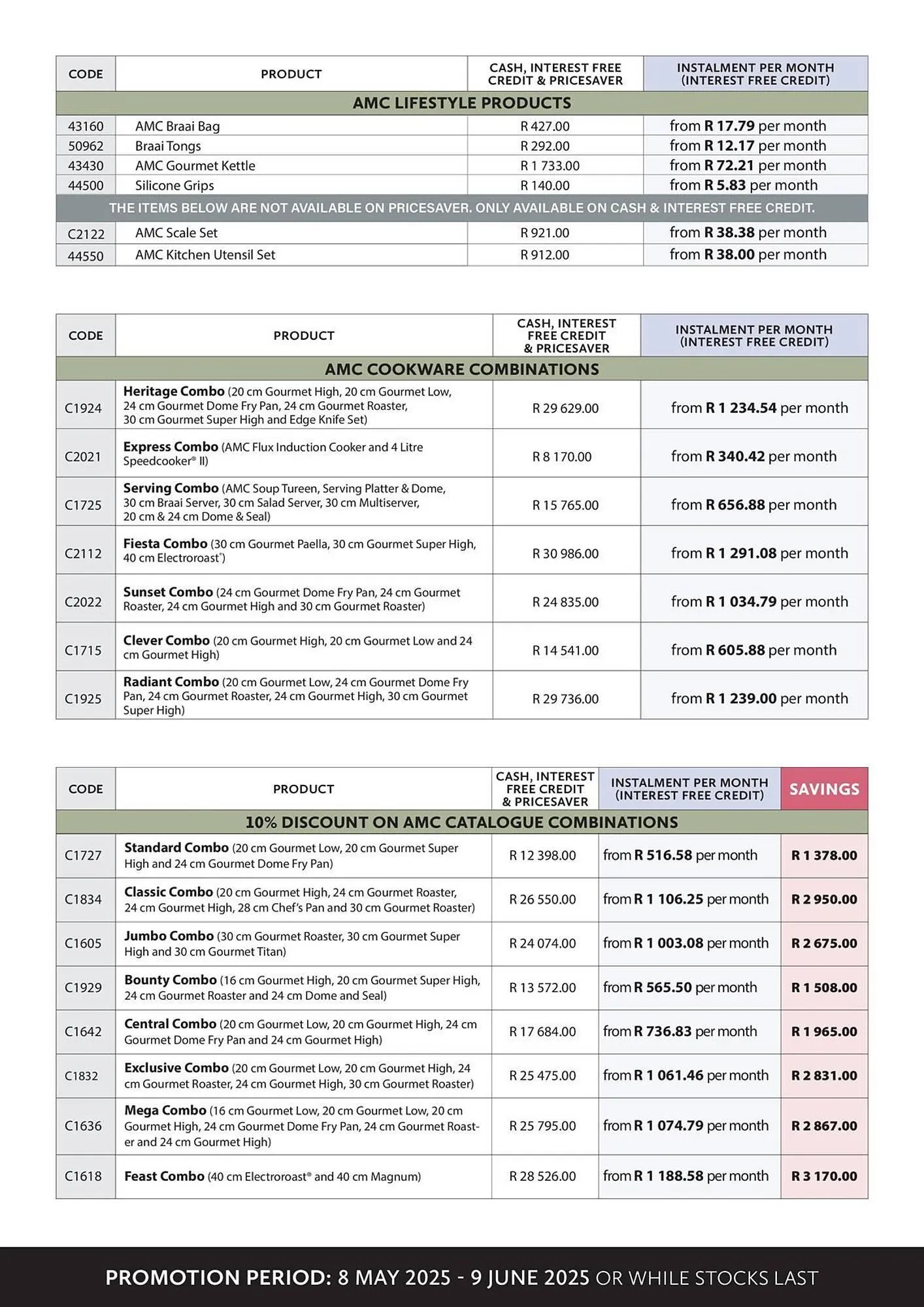 AMC Cookware catalogue from 8 May to 11 May 2025 - Catalogue Page 7