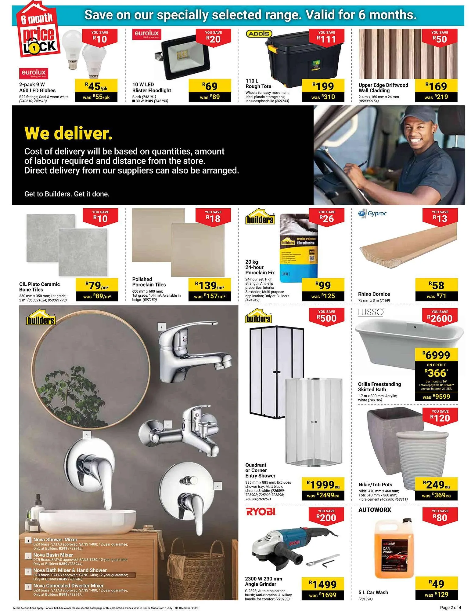 Builders Warehouse catalogue from 1 July to 31 December 2025 - Catalogue Page 2