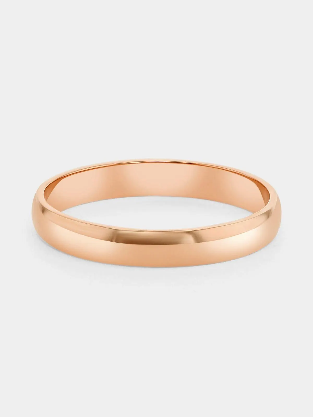 Rose Gold Plain Ring