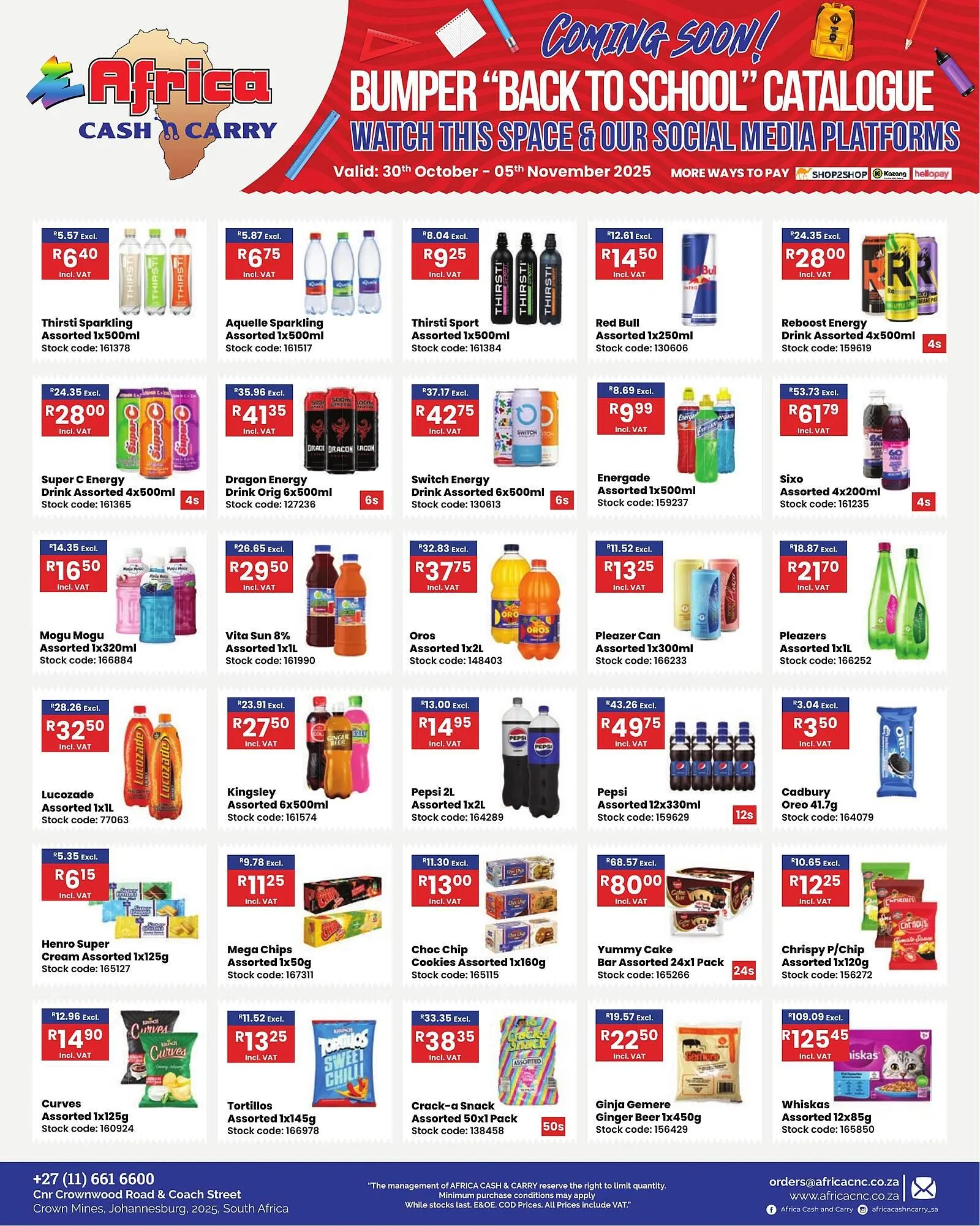 Africa Cash and Carry catalogue from 30 October to 5 November 2025 - Catalogue Page 16