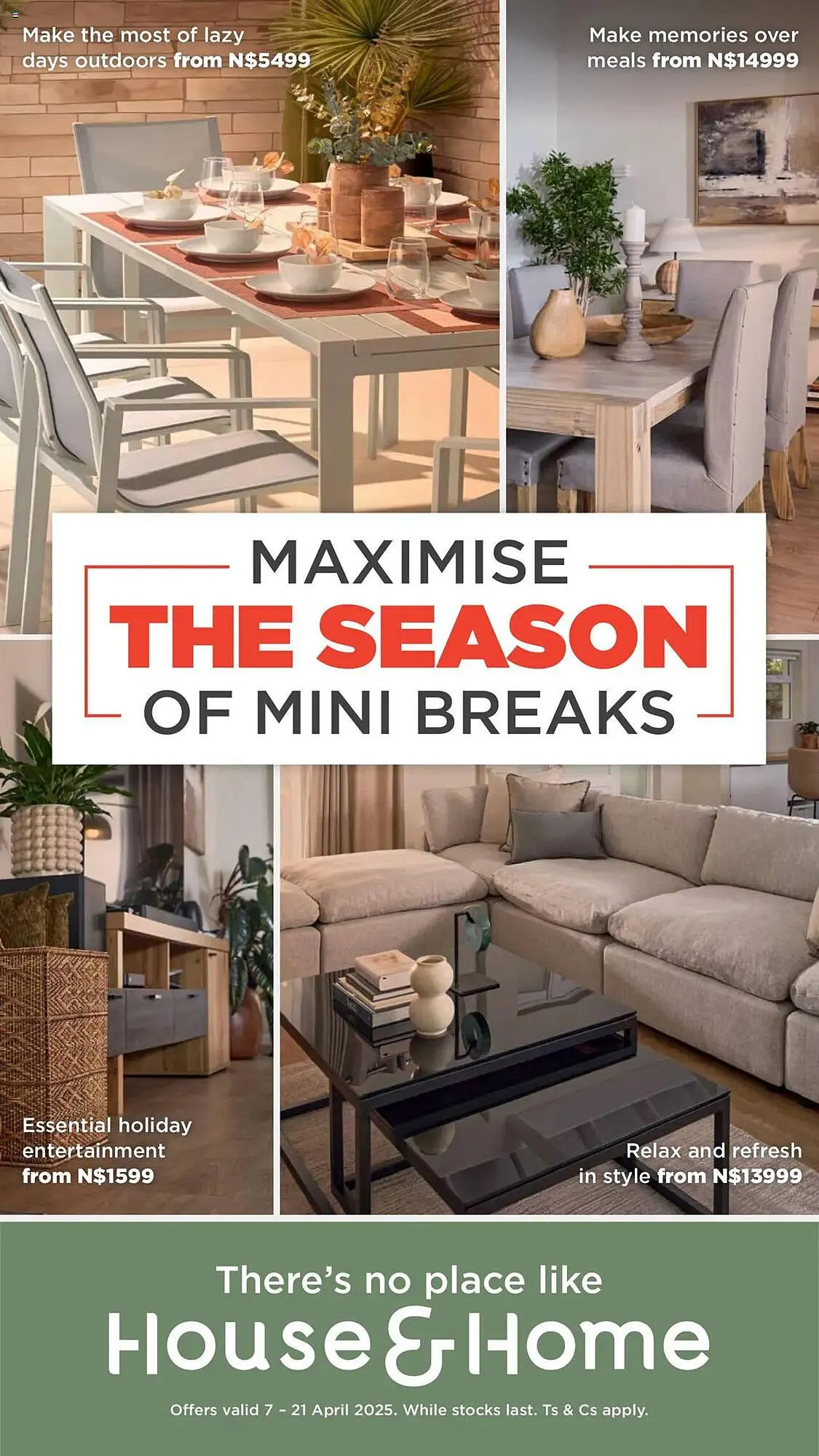 House & Home catalogue from 7 April to 21 April 2025 - Catalogue Page 1