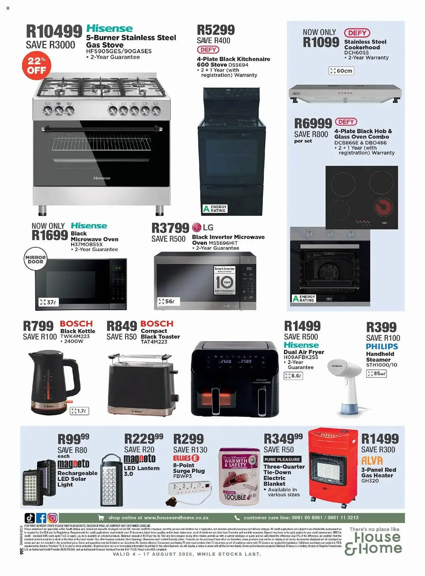 House & Home catalogue from 4 August to 17 August 2025 - Catalogue Page 9