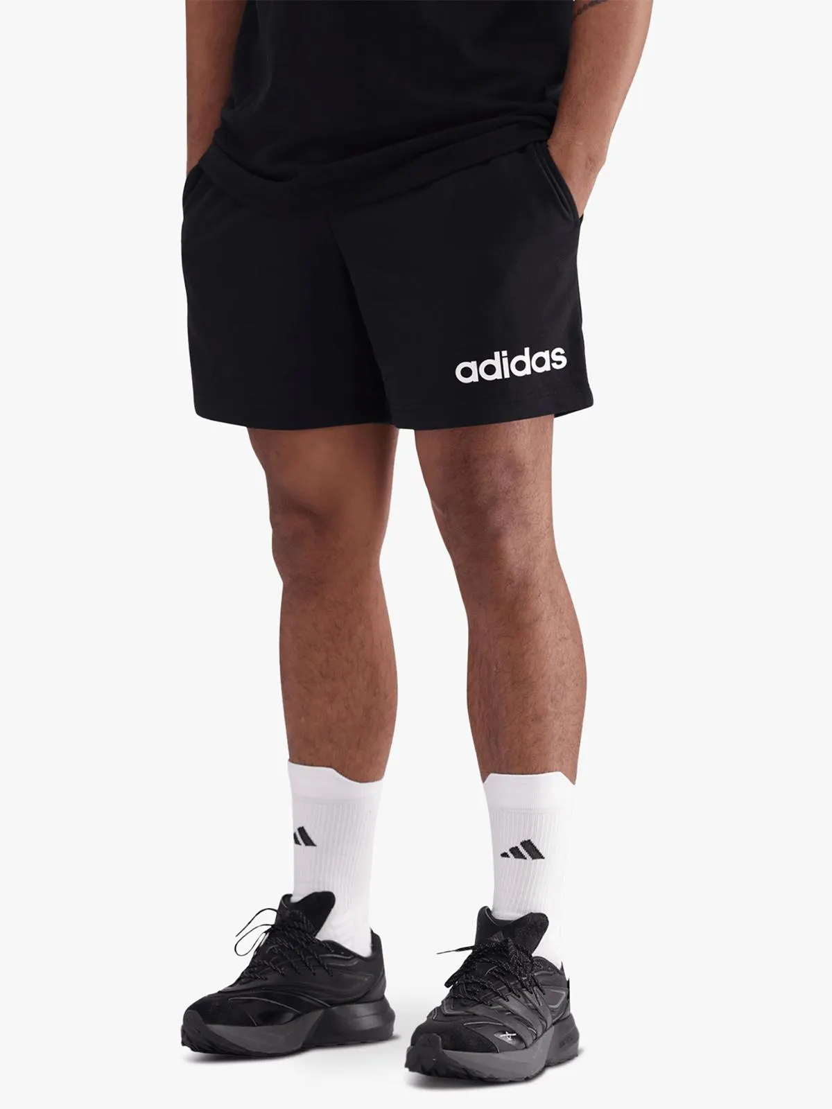 adidas Mens Essential Black Golfer