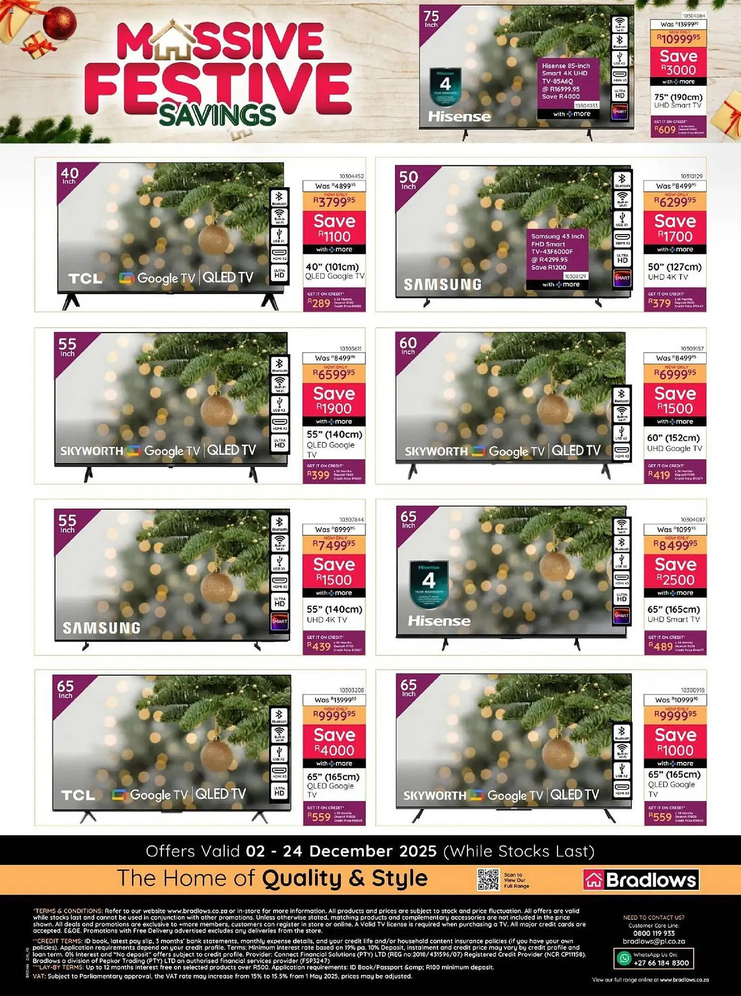 Bradlows catalogue from 1 December to 24 December 2025 - Catalogue Page 32