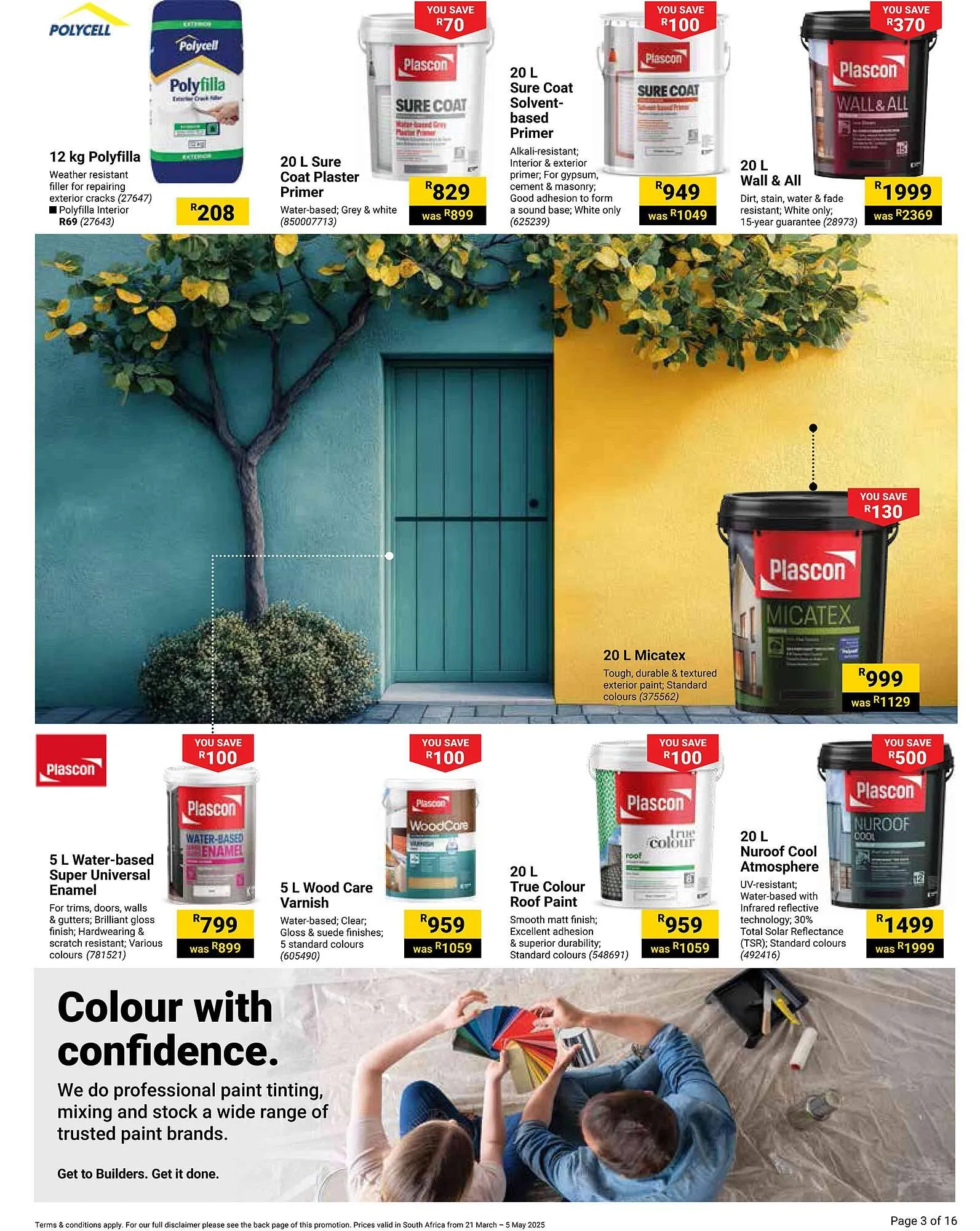 Builders Warehouse catalogue from 21 March to 5 May 2025 - Catalogue Page 3