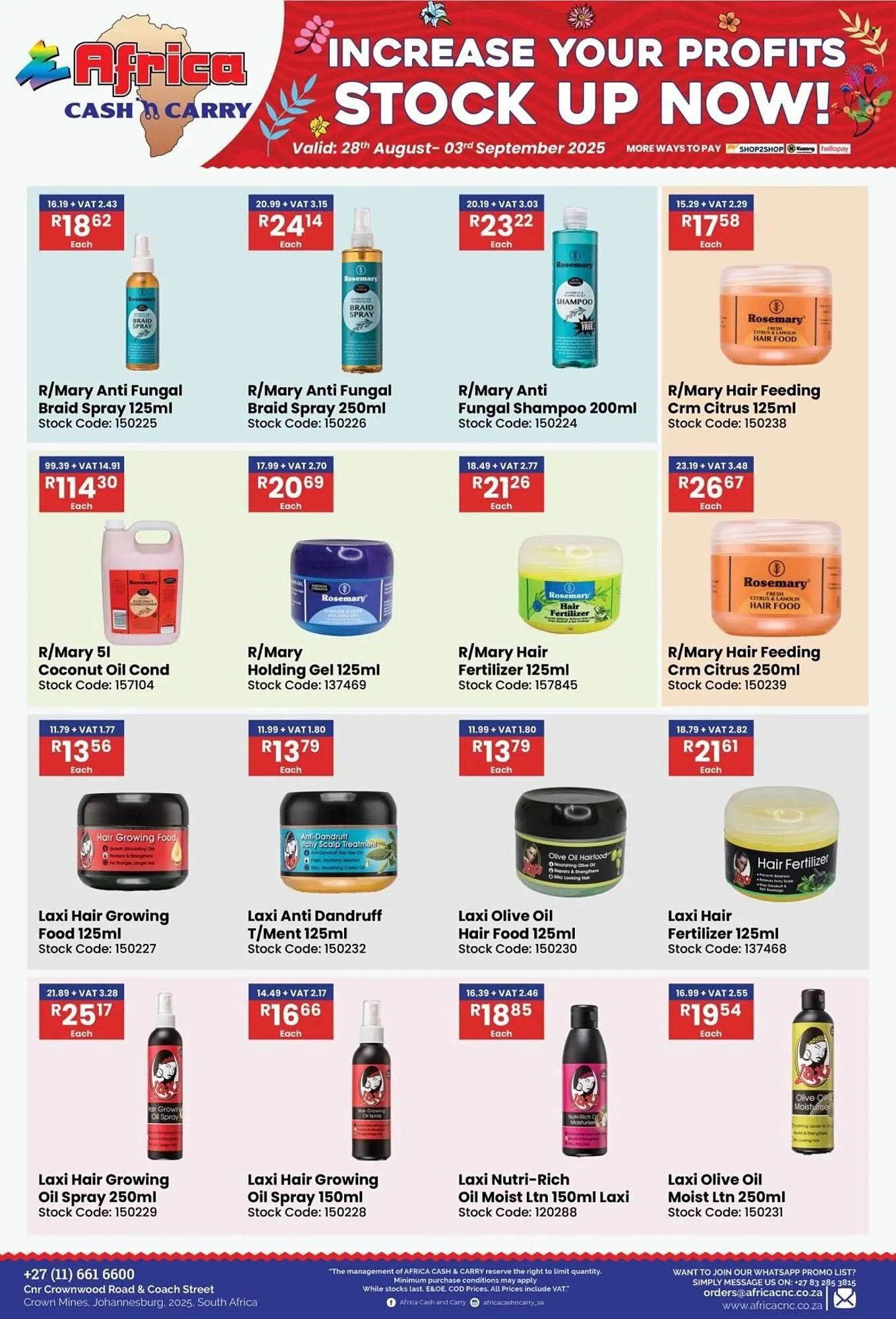 Africa Cash and Carry catalogue from 28 August to 3 September 2025 - Catalogue Page 28