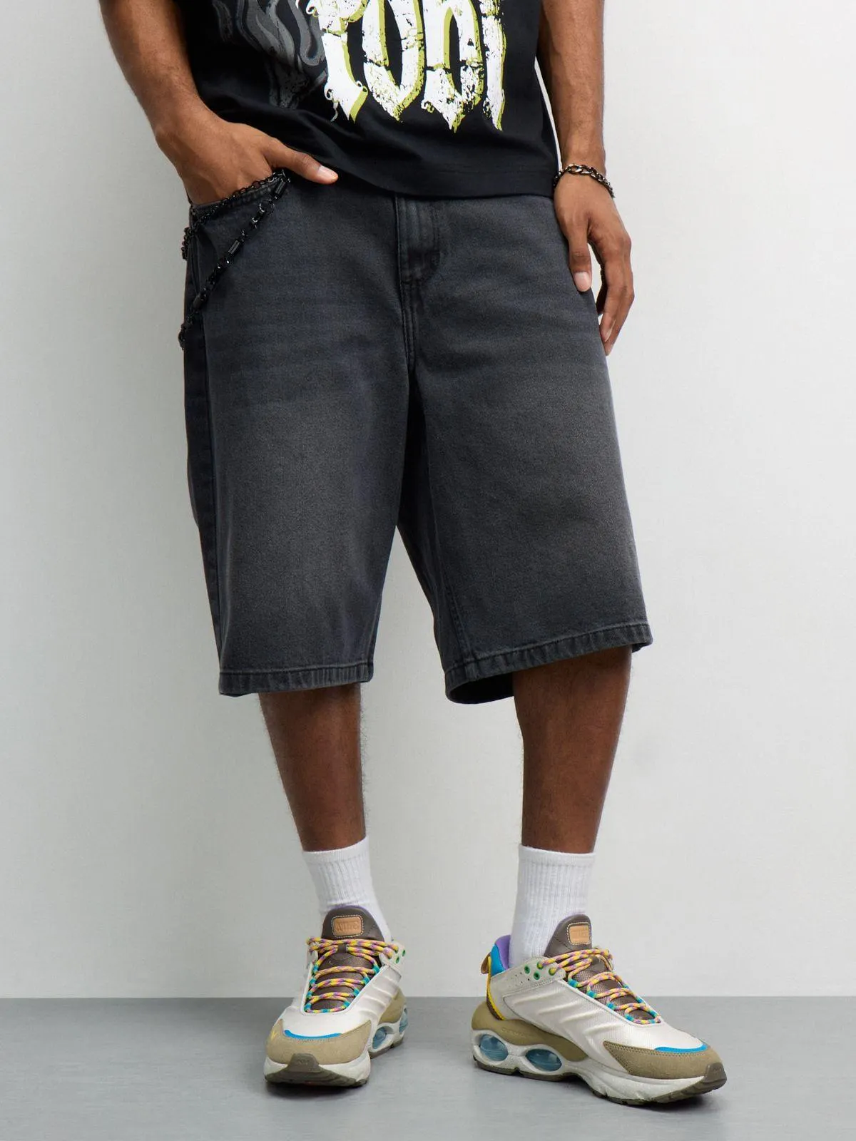 Redbat Men's Bermuda Grey Shorts
