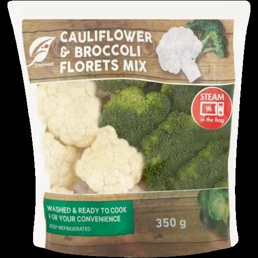 Cauliflower & Broccoli Florets Mix 350g