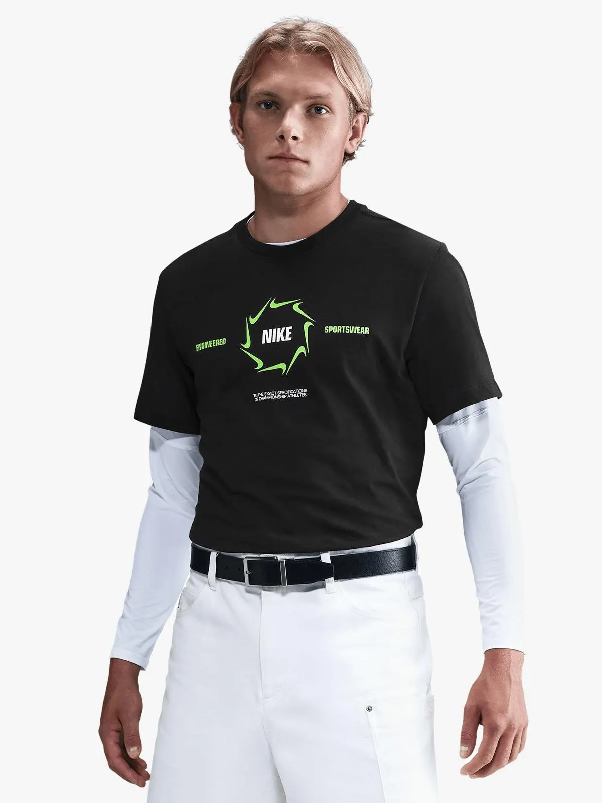 Nike Mens Sportswear Graphic Black Tee