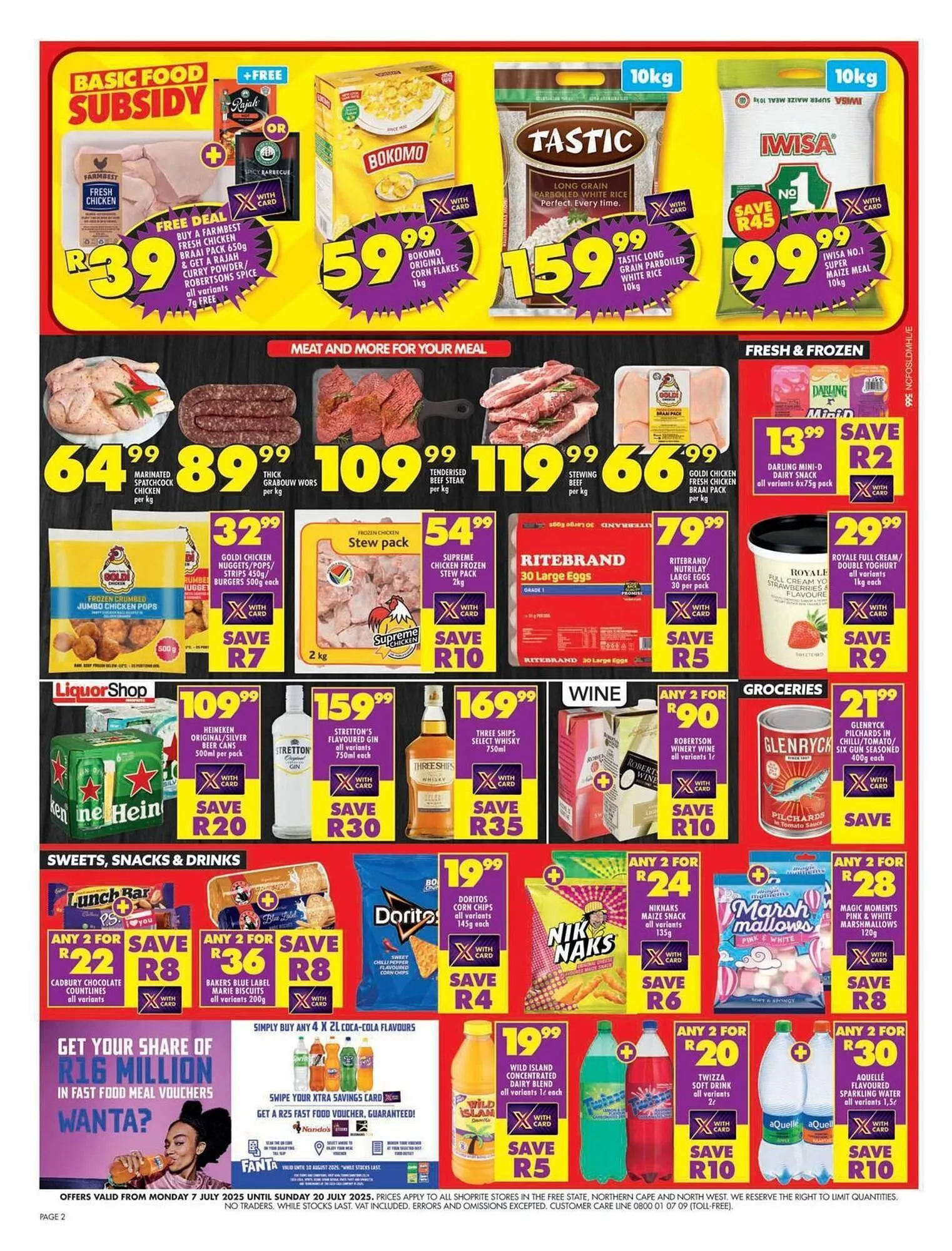 Shoprite catalogue from 7 July to 20 July 2025 - Catalogue Page 2