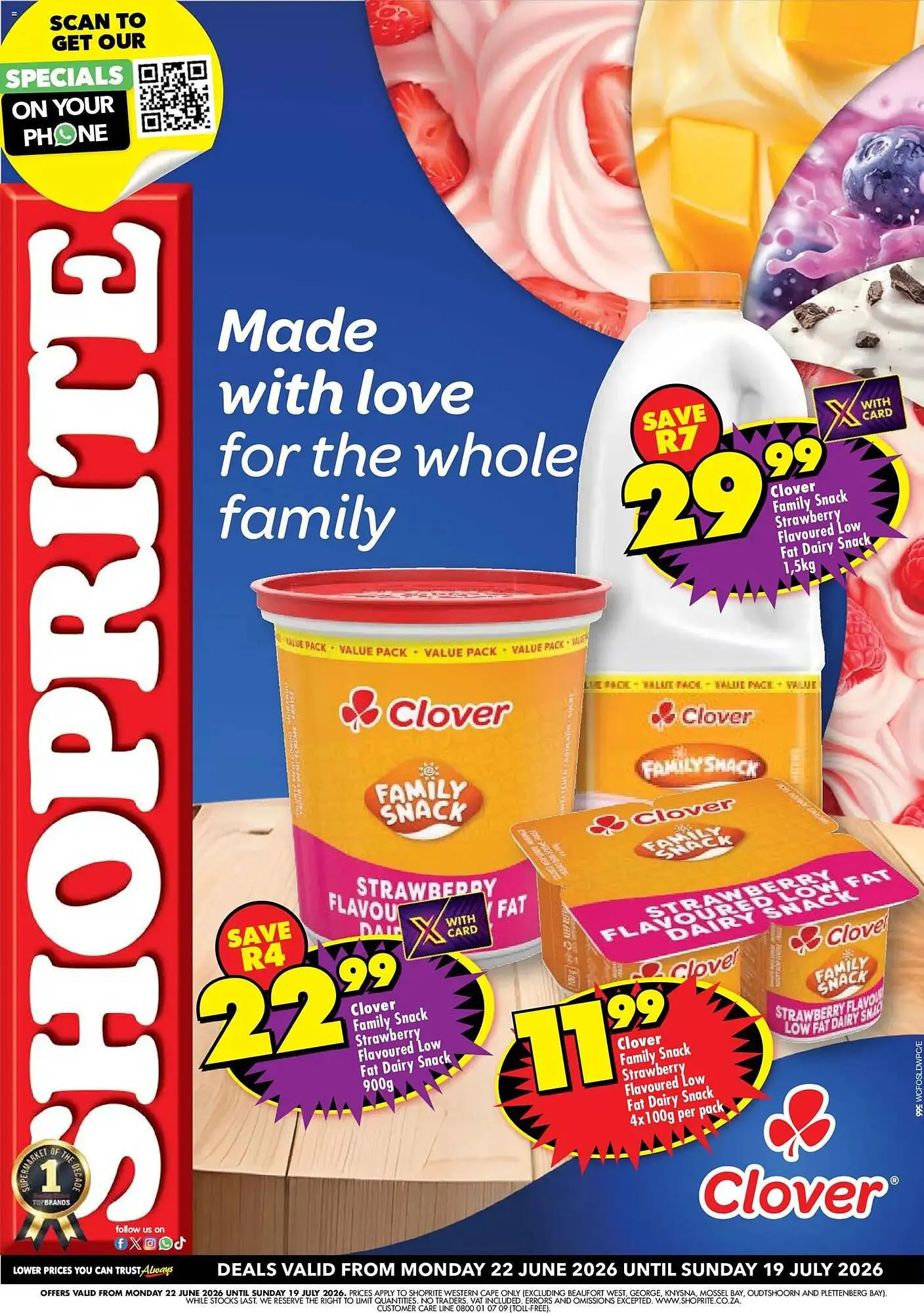 Shoprite catalogue from 22 June to 19 July 2026 - Catalogue Page 1