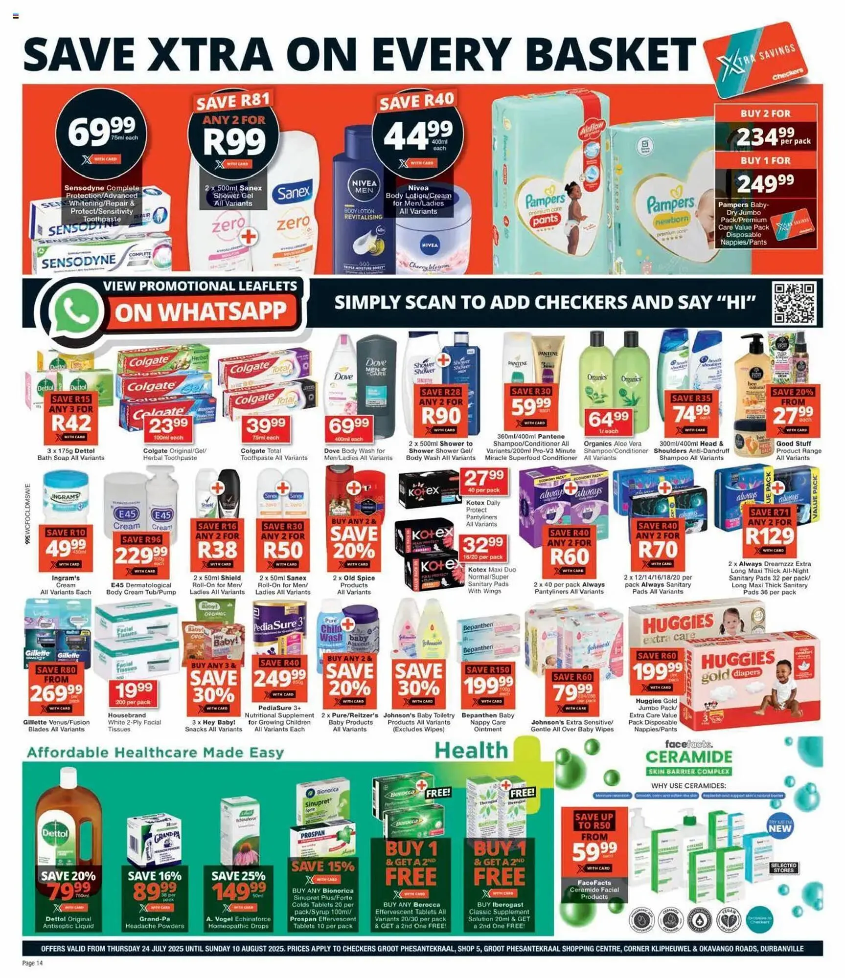Checkers catalogue from 24 July to 10 August 2025 - Catalogue Page 14