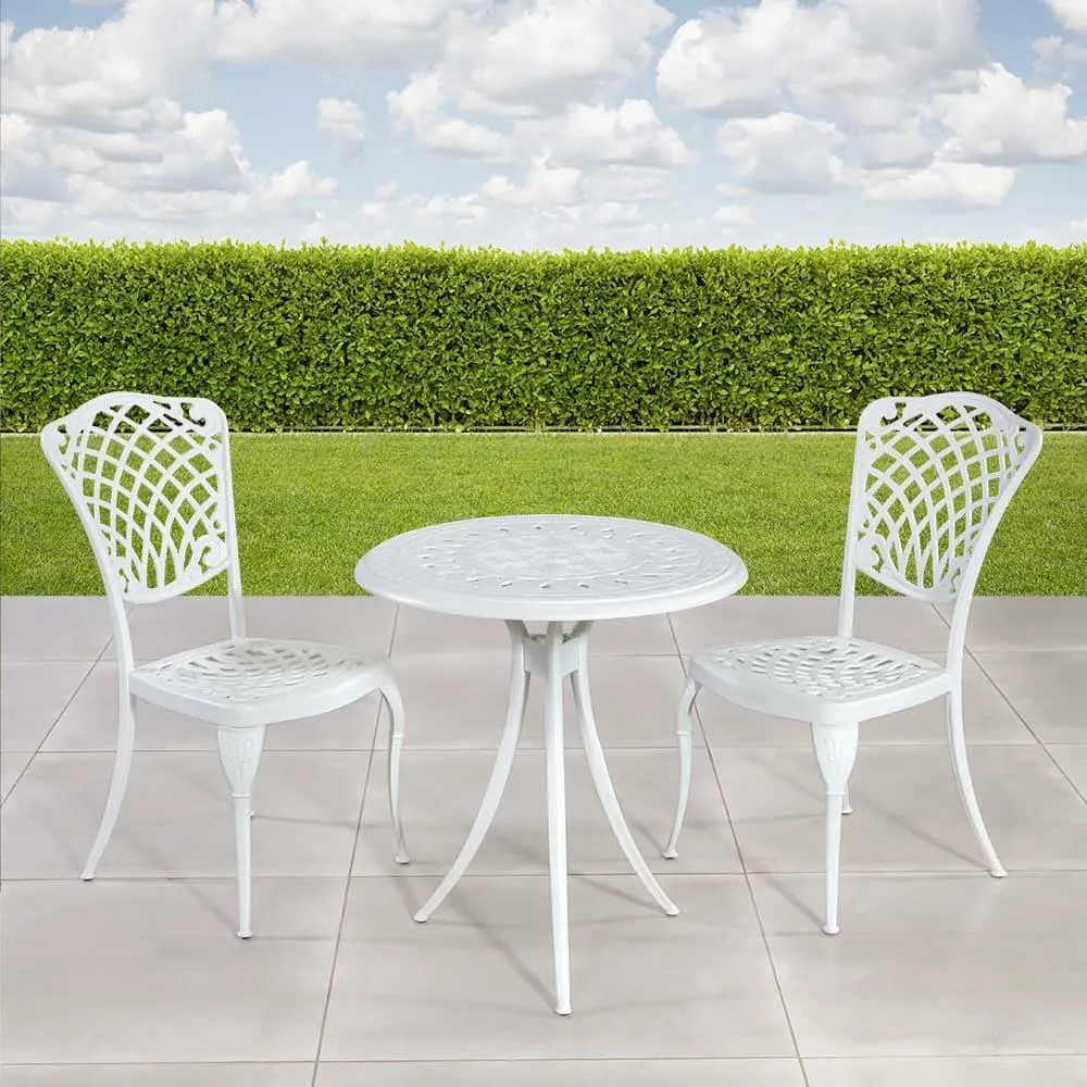 Baswick 2-Seater Dining Set White