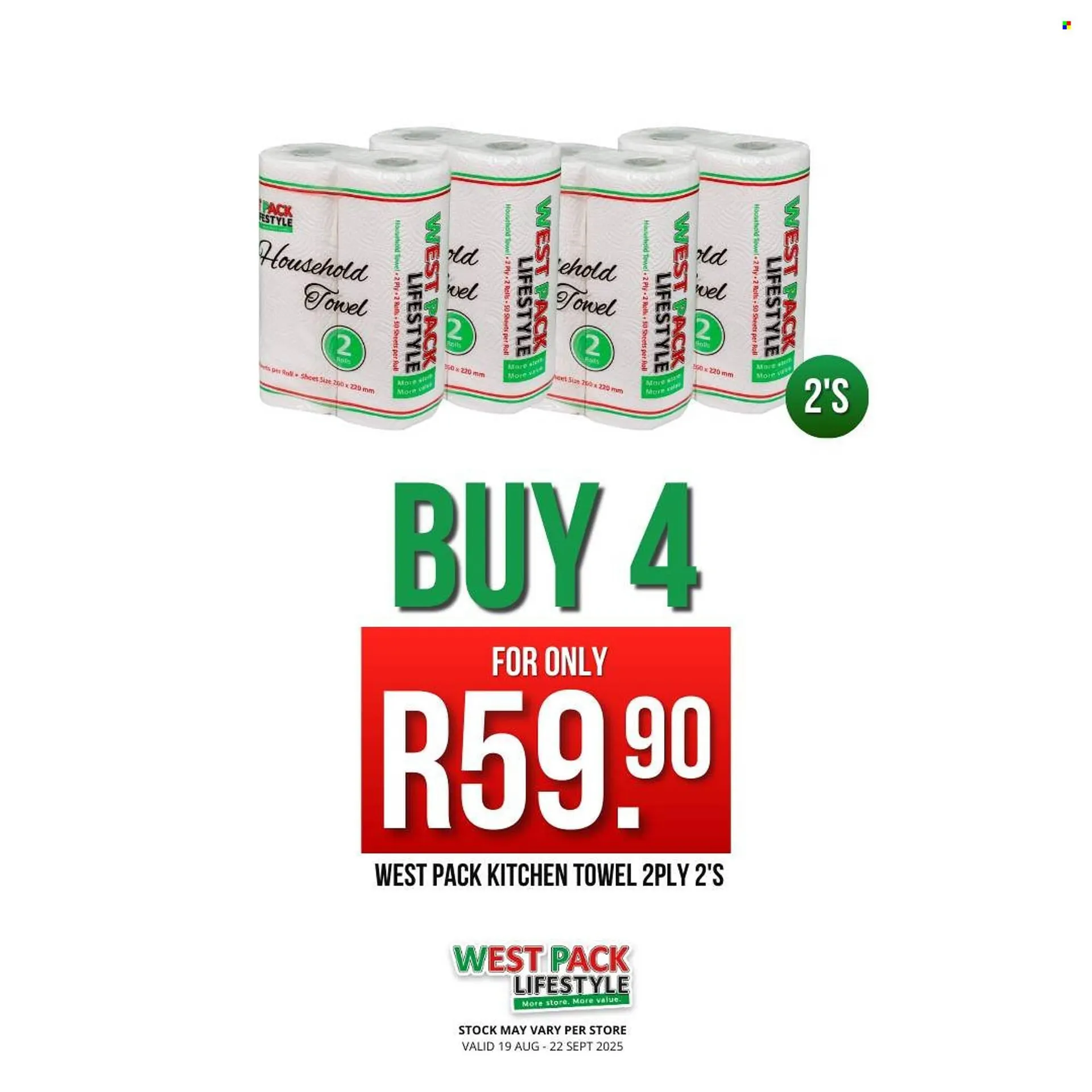 West Pack Lifestyle catalogue from 19 August to 22 September 2025 - Catalogue Page 8