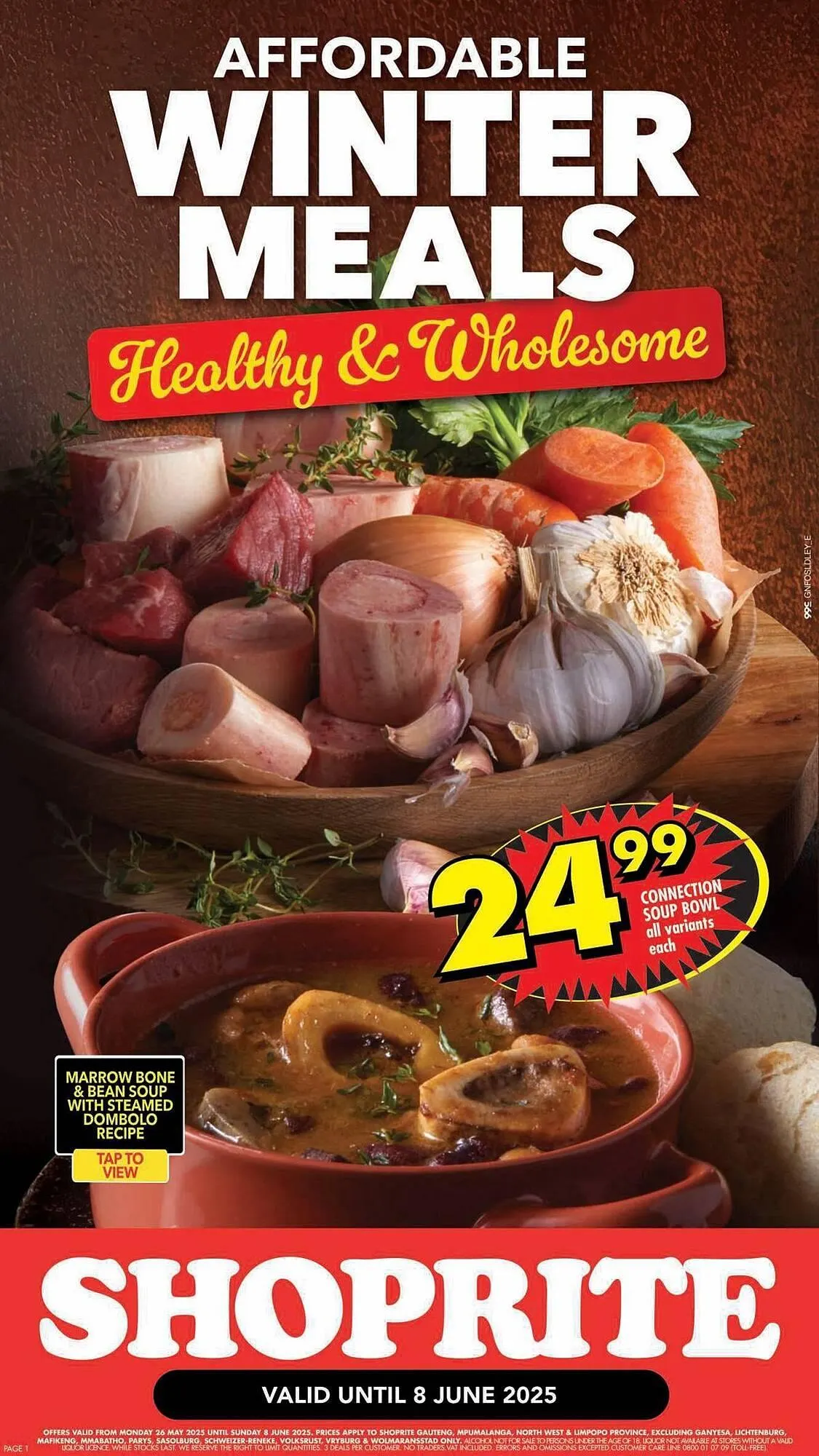 Shoprite catalogue from 4 June to 8 June 2025 - Catalogue Page 1