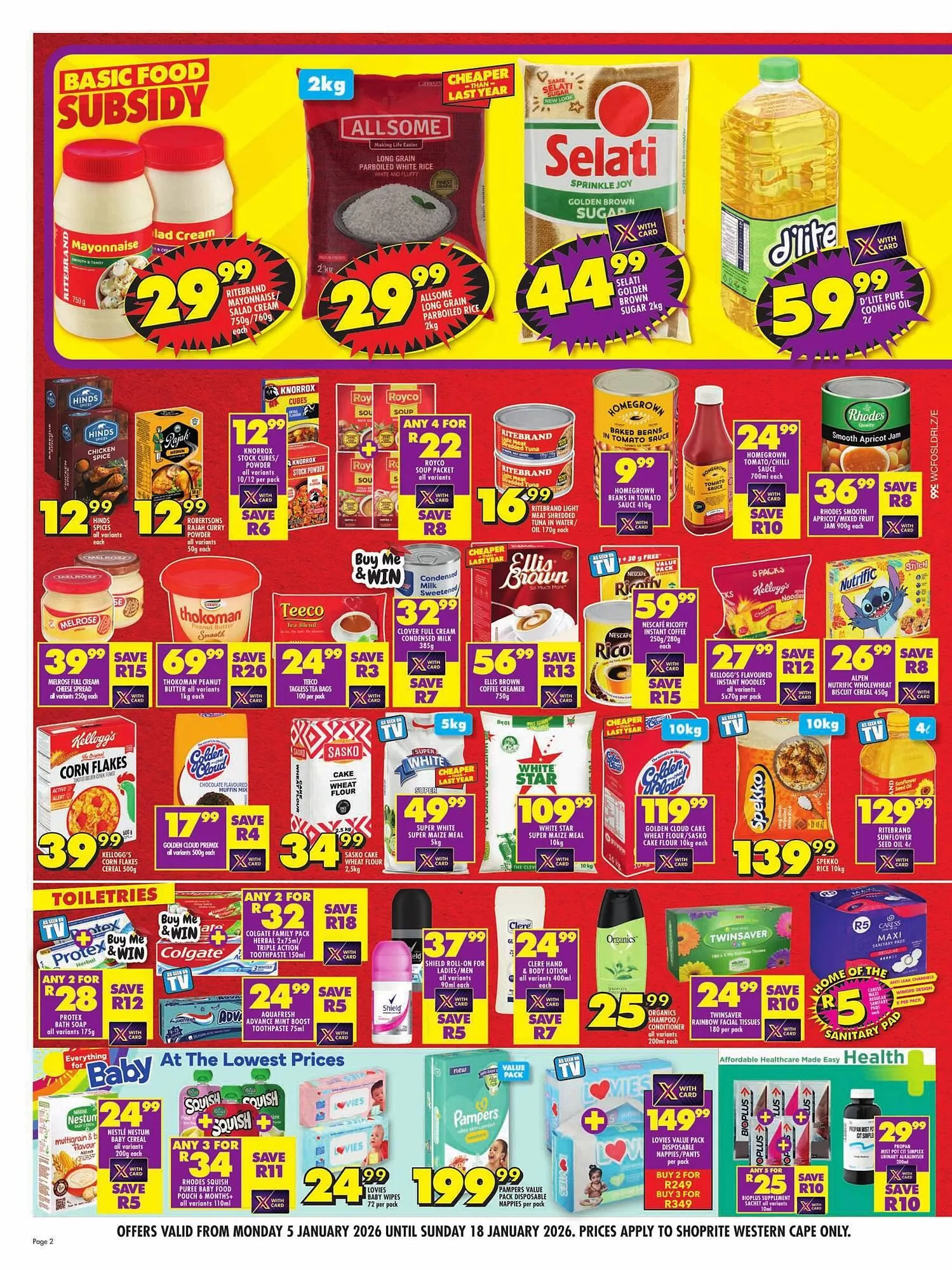Shoprite catalogue from 5 January to 18 January 2026 - Catalogue Page 2