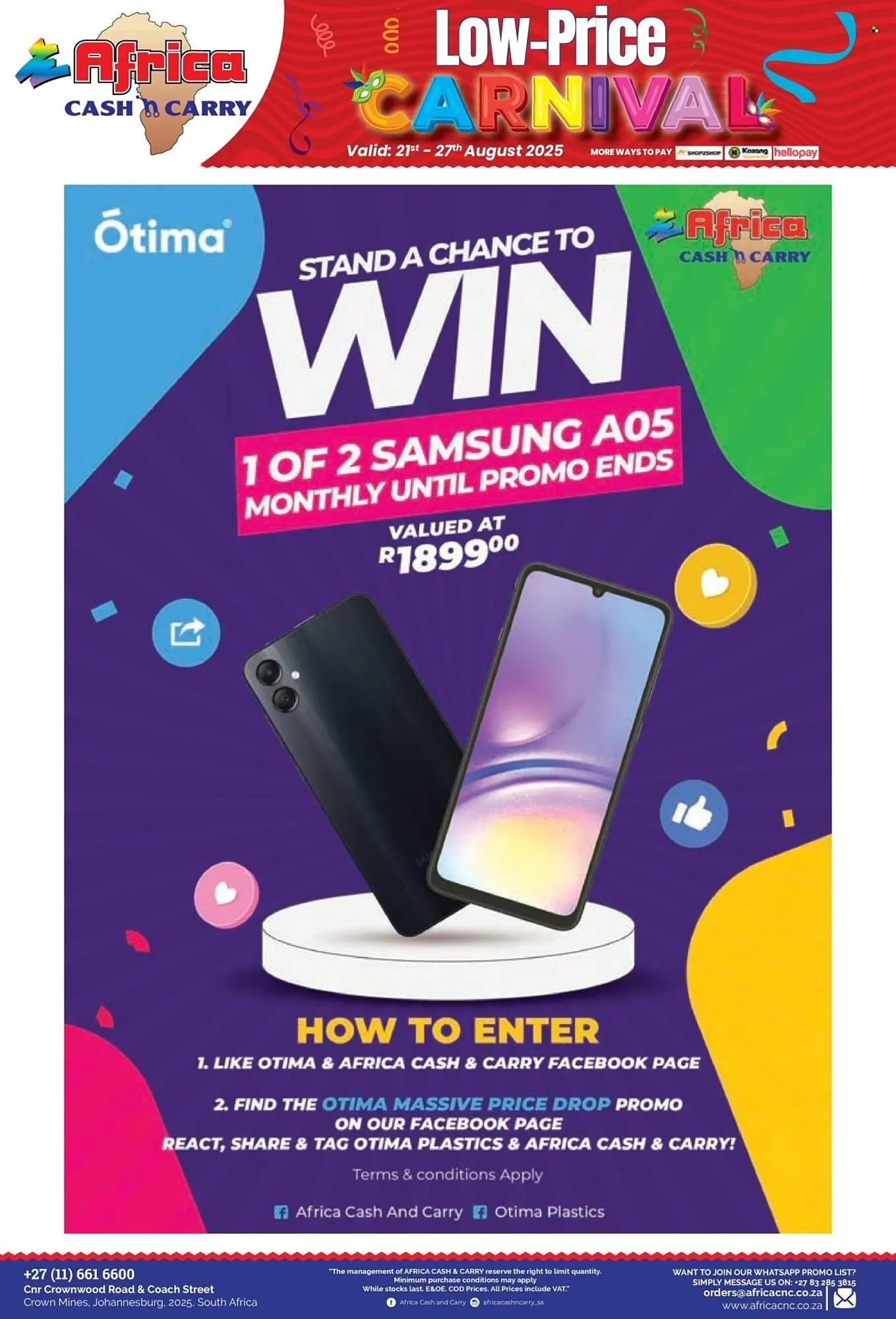 Africa Cash and Carry catalogue from 21 August to 27 August 2025 - Catalogue Page 21