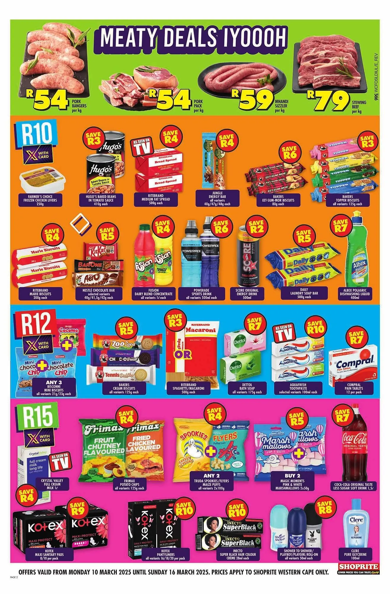Shoprite catalogue from 10 March to 16 March 2025 - Catalogue Page 2